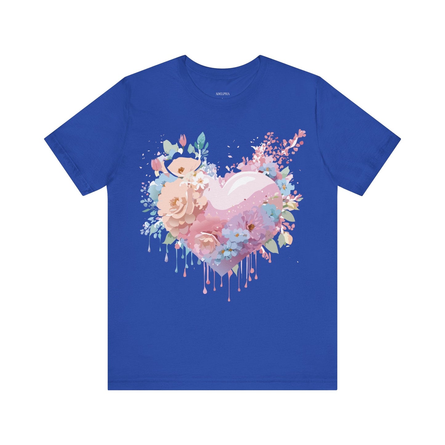 Adelpha Unisex Graphic Tee Valentine Shirts Vintage Inspired Artwork Short Sleeve Jersey