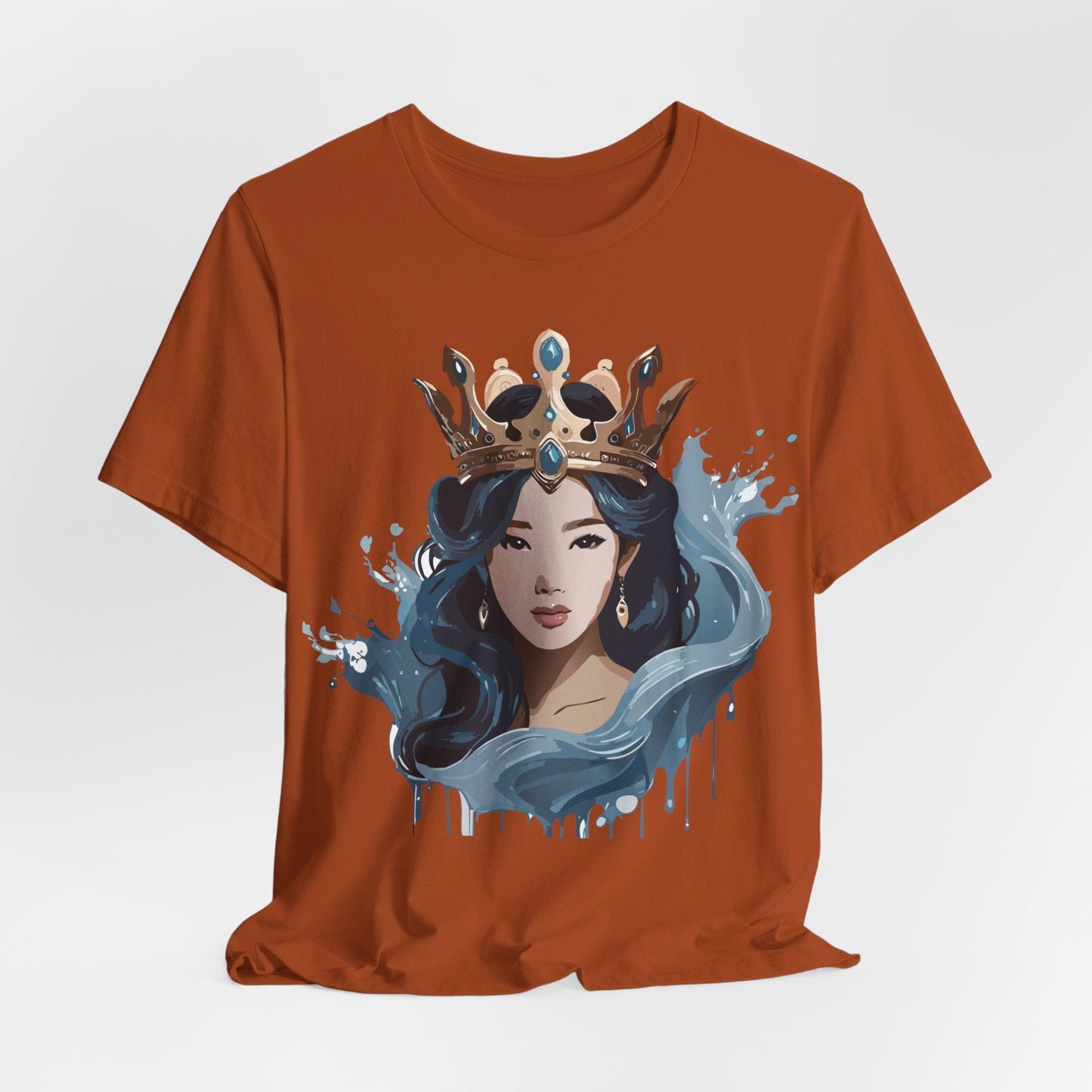 Queen Graphic Tee Unisex Vintage Inspired Art Design Shirt By Adelpha Jersey Short Sleeve