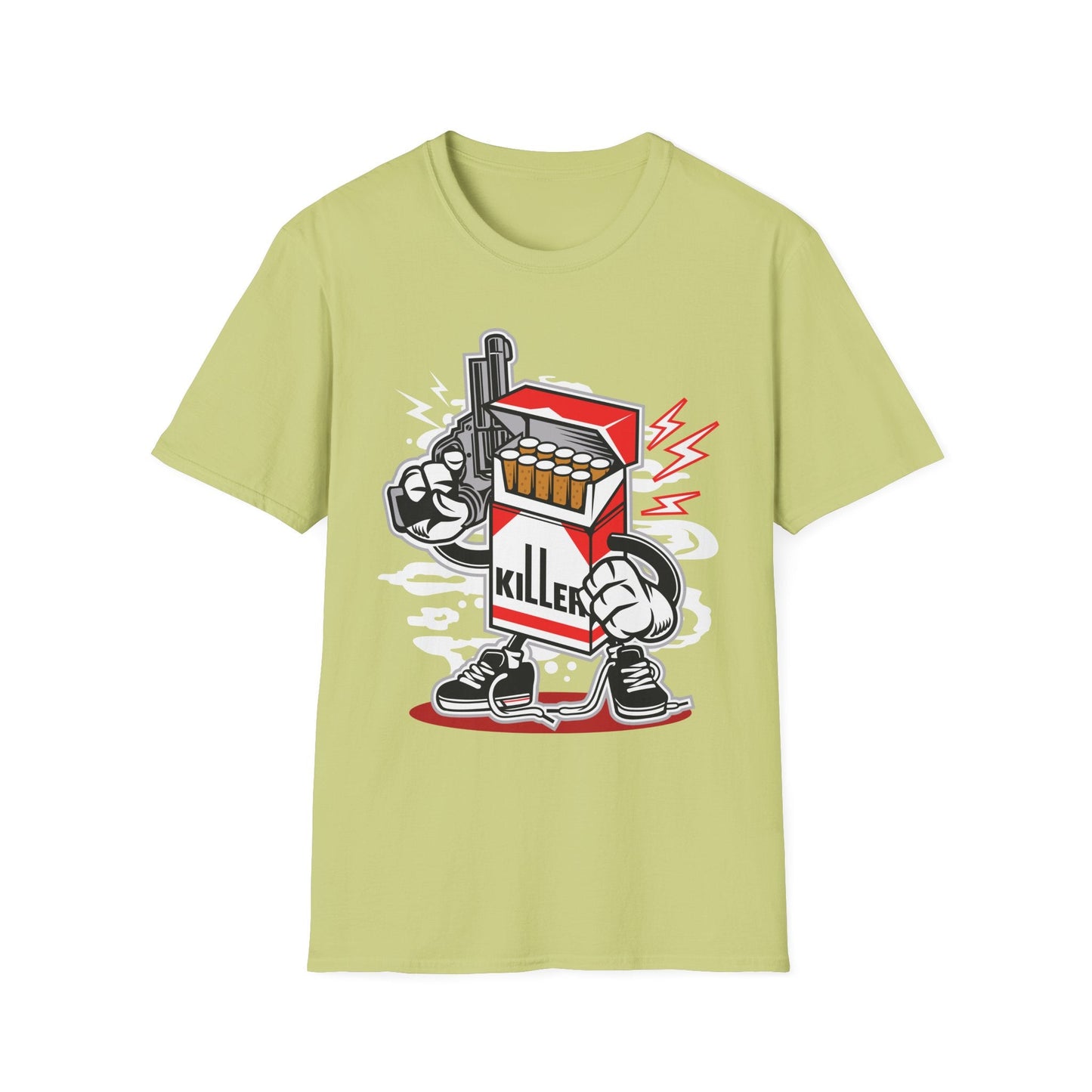 Cartoon T Shirt Animation Tee Funny Unisex Gildan Softstyle 64000 100 Percent Ring Spun Cotton