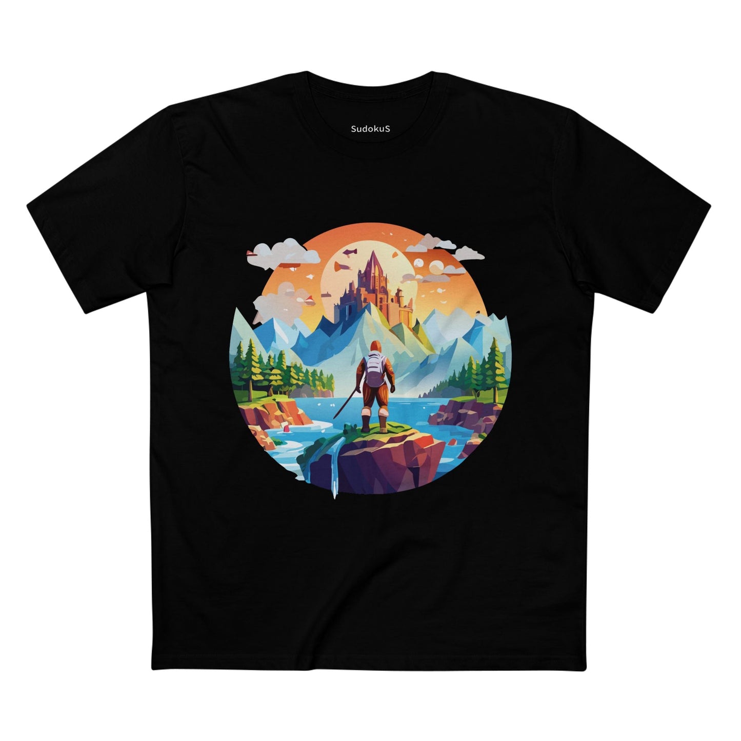 Adventures Graphic Unisex 100 Cotton Staple Tee 6