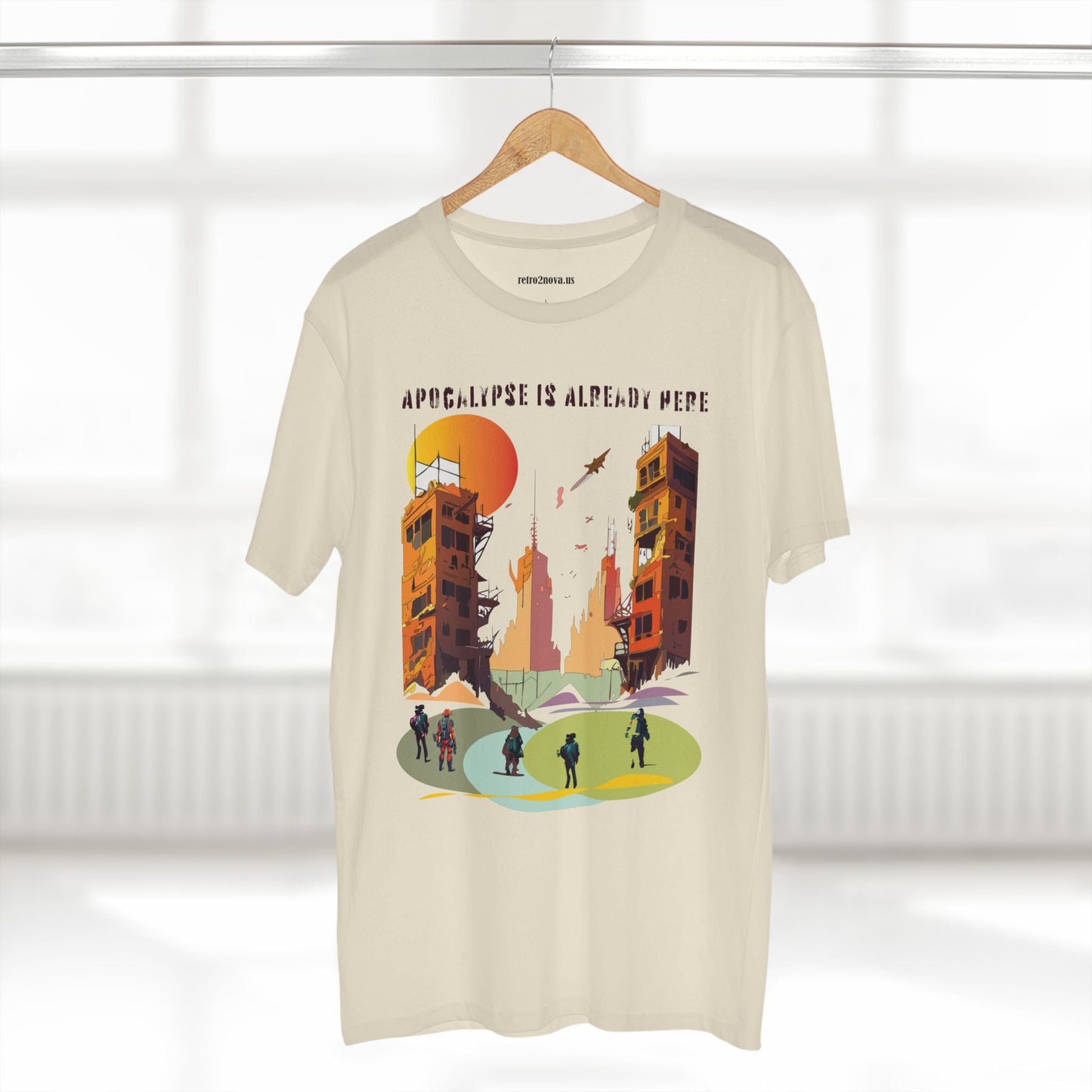 Cataclysm Doomsday Shirt Unisex Premium Cotton Tee With Original Art Design From Retro2Nova