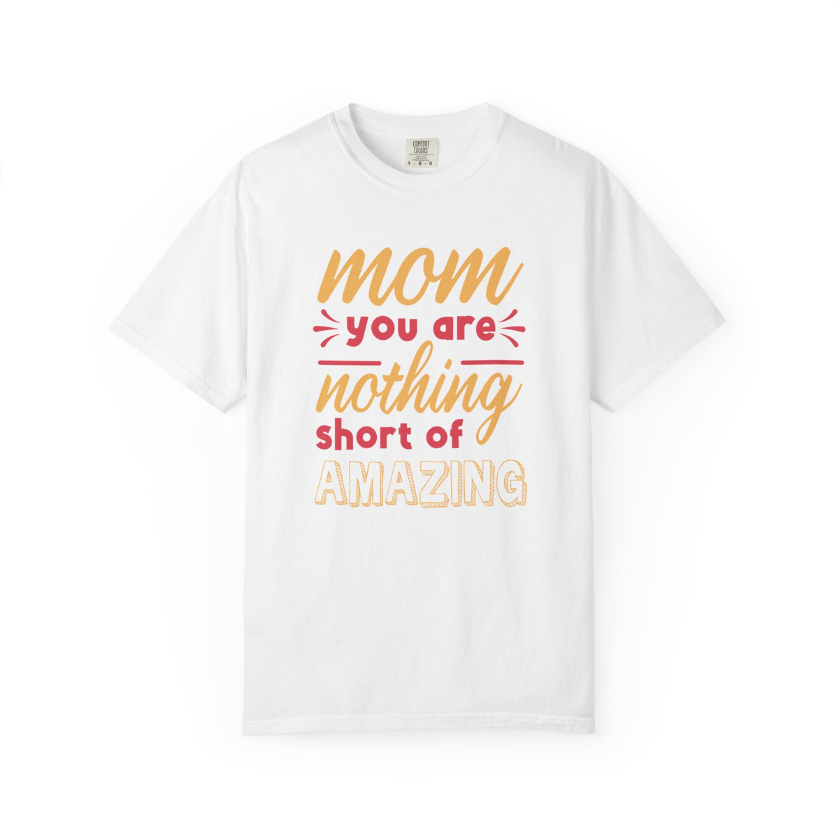 Mom T-shirt Mother's Day Mama Tee Unisex Comfort Colors Garment-Dyed Cotton h21