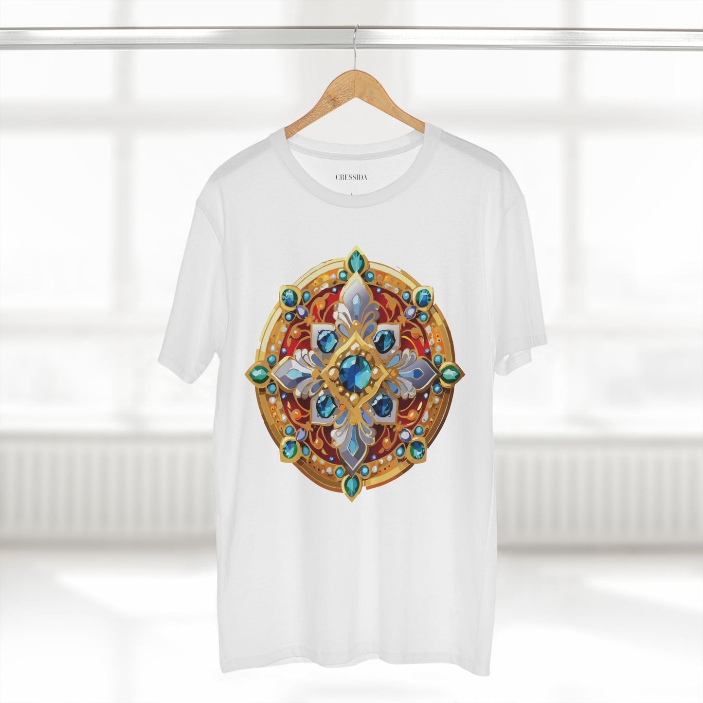 Medallion Graphic T-Shirt Unisex 100 Cotton With Gold Art Design Medal Tee 8