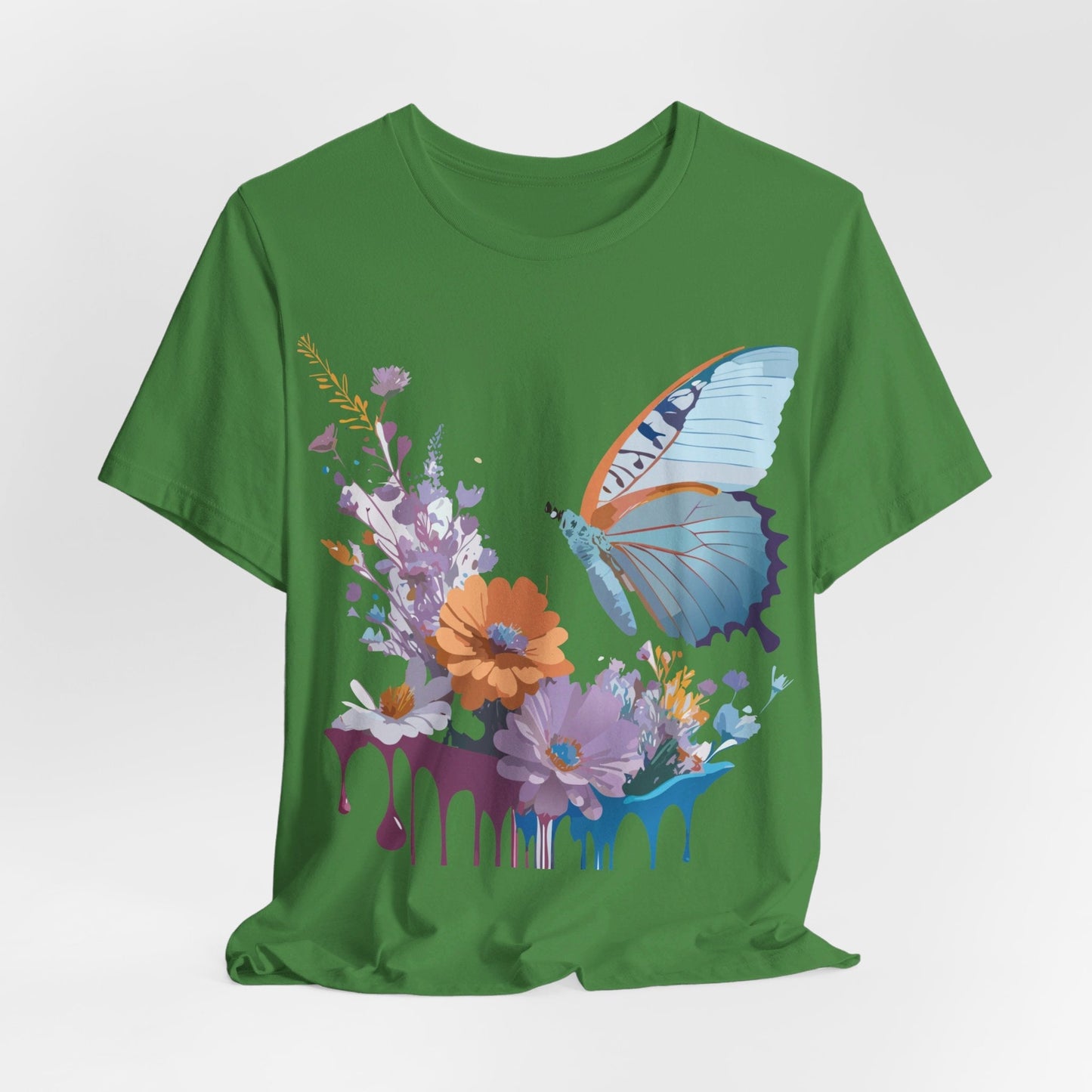 Butterfly Graphic Tee Unisex Jersey Short Sleeve Vintage Inspired Adelpha Art