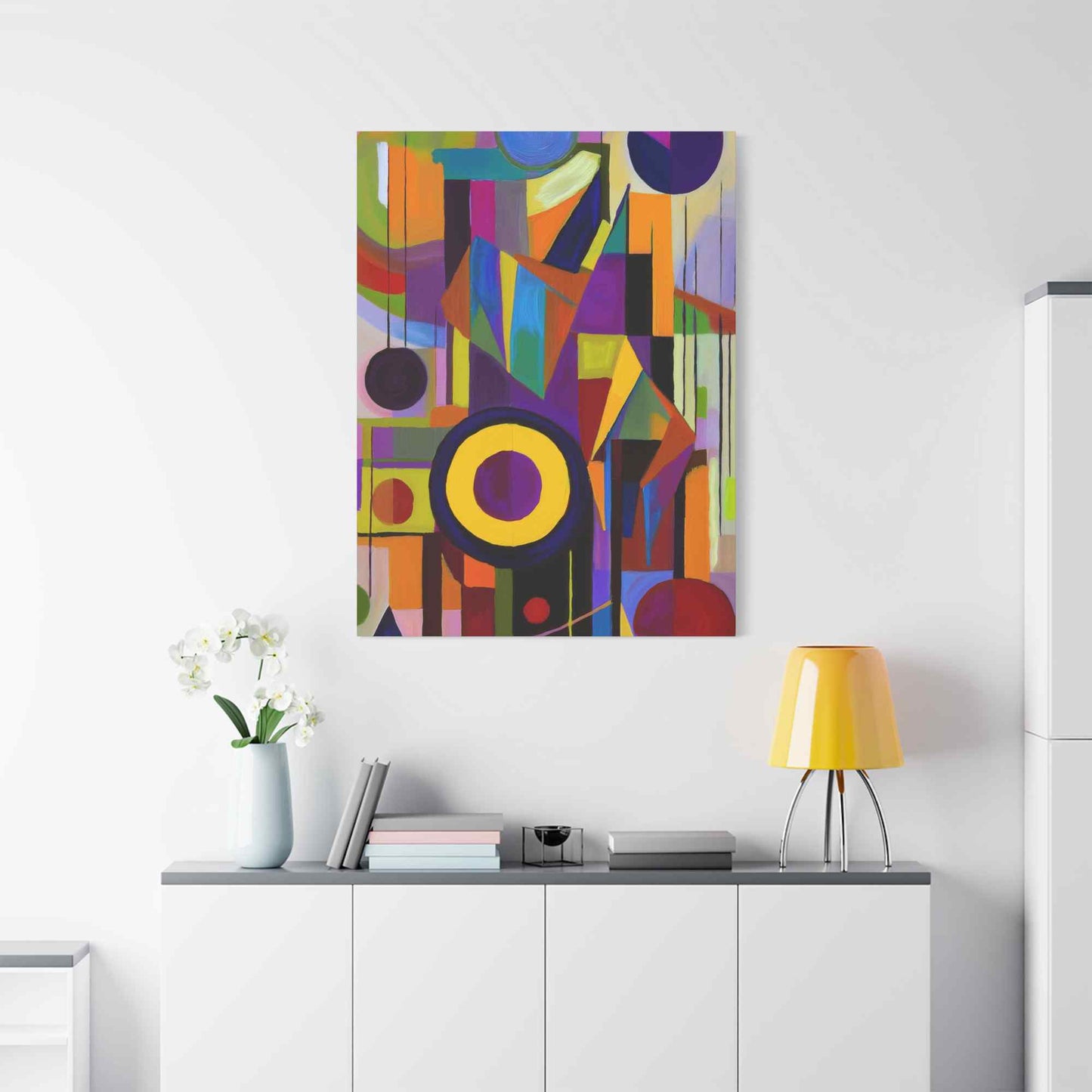 Abstract Painting Print Canvas 20x24,20x30,24x30, 24x32,24x36,30x40, 32x48,36x48,40x60 Pine-Wood Inner Frame ABS-2
