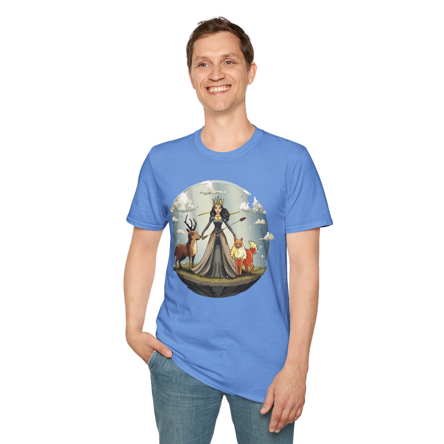 Womens Graphic T Shirt Art Design Tee Softstyle Gildan 64000 Cotton Comfort Fit Casual Wear