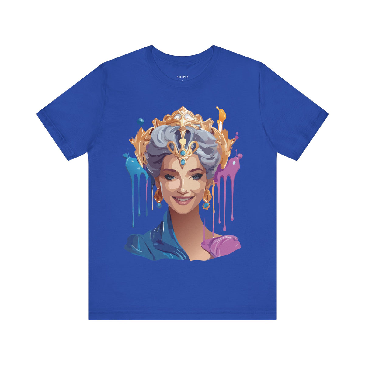 Queen Graphic Unisex Cotton Bella+Canvas Tee with Art Design m179