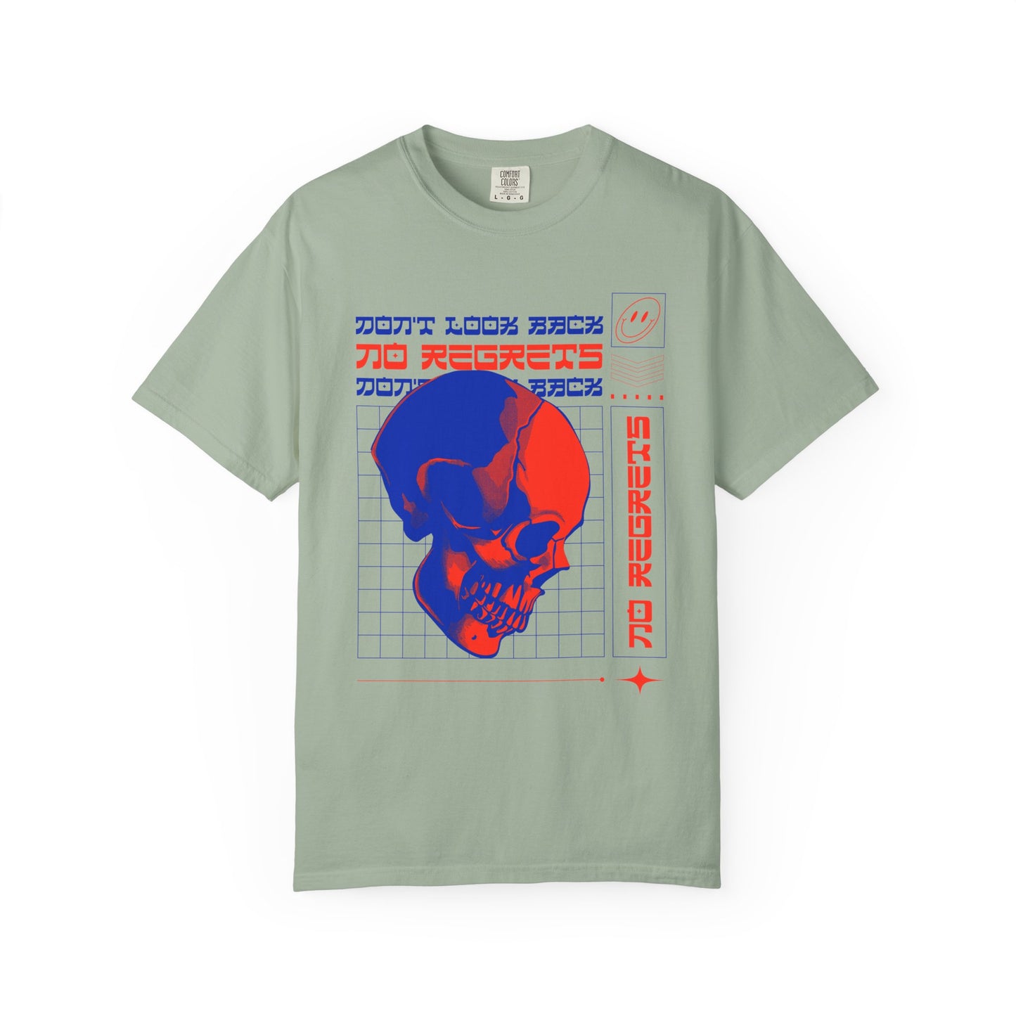 T-Shirt with Skull, Graphic T-Shirts, Art Design Tee Shirt, Skull T-Shirt - 11