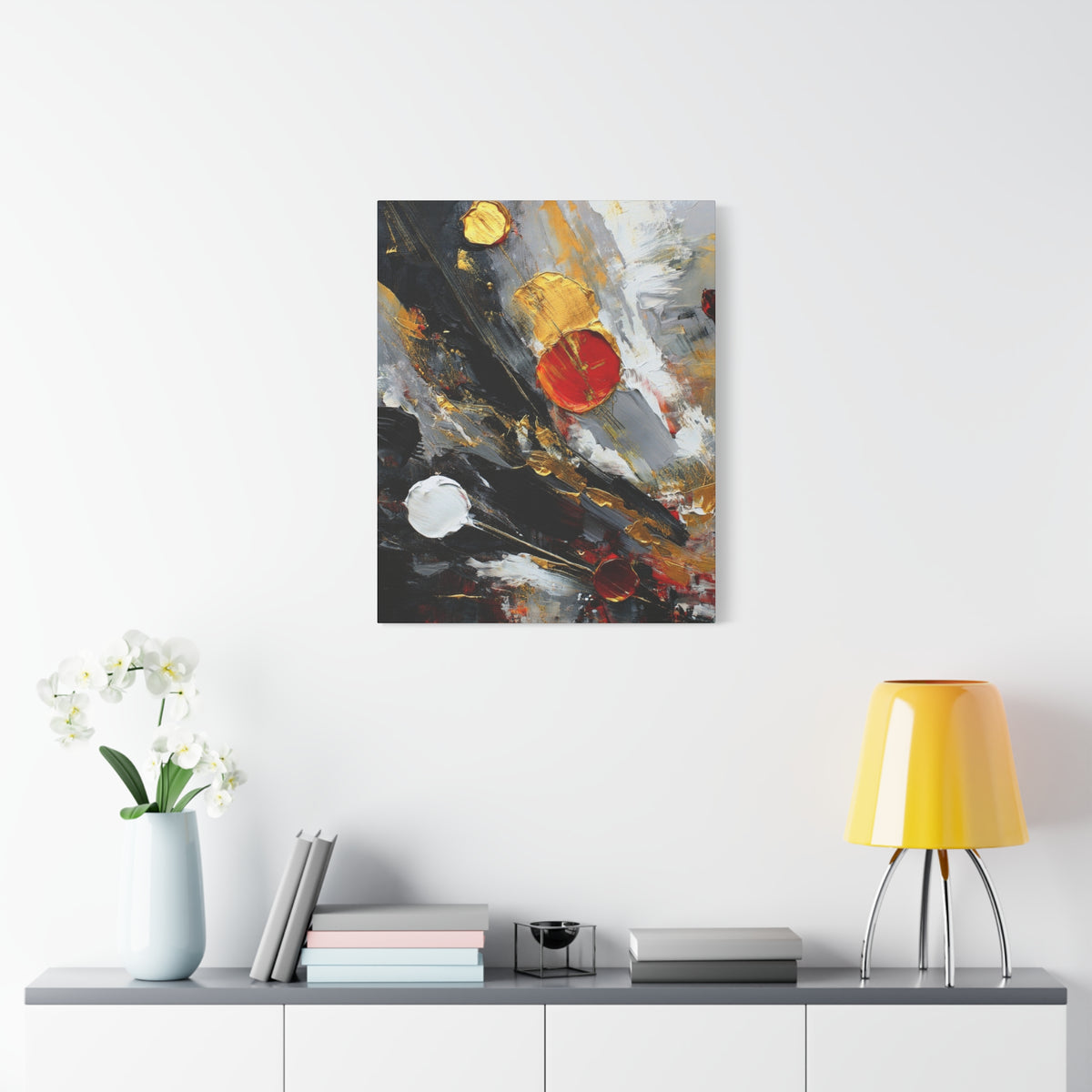 Abstract Oil Painting Print Canvas 20x24,20x30,24x30 24x32,24x36,30x40 32x48,36x48,40x60 Pine-Wood Inner Frame ABS-67