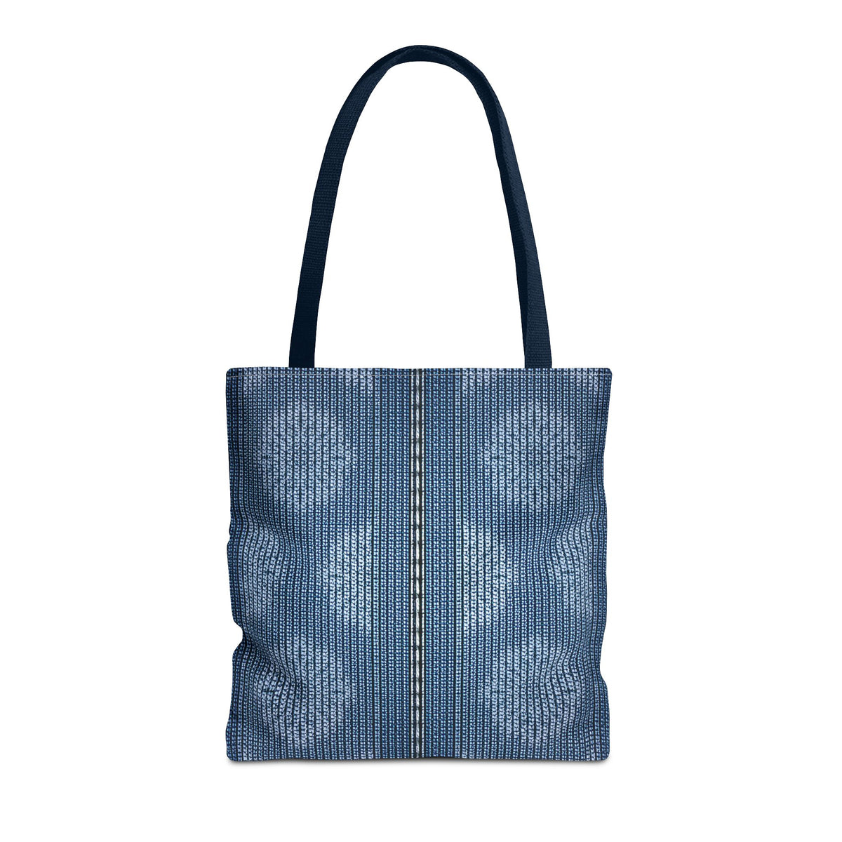 Denim Fabric Imitation Print Unisex Canvas Bag Poly Spun 3 Sizes Tote Bag 109