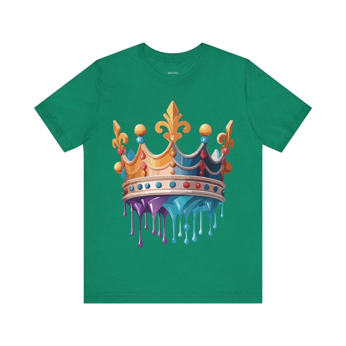 Adelpha Crown Graphic Tee Unisex Vintage Inspired Art Design Short Sleeve Shirt