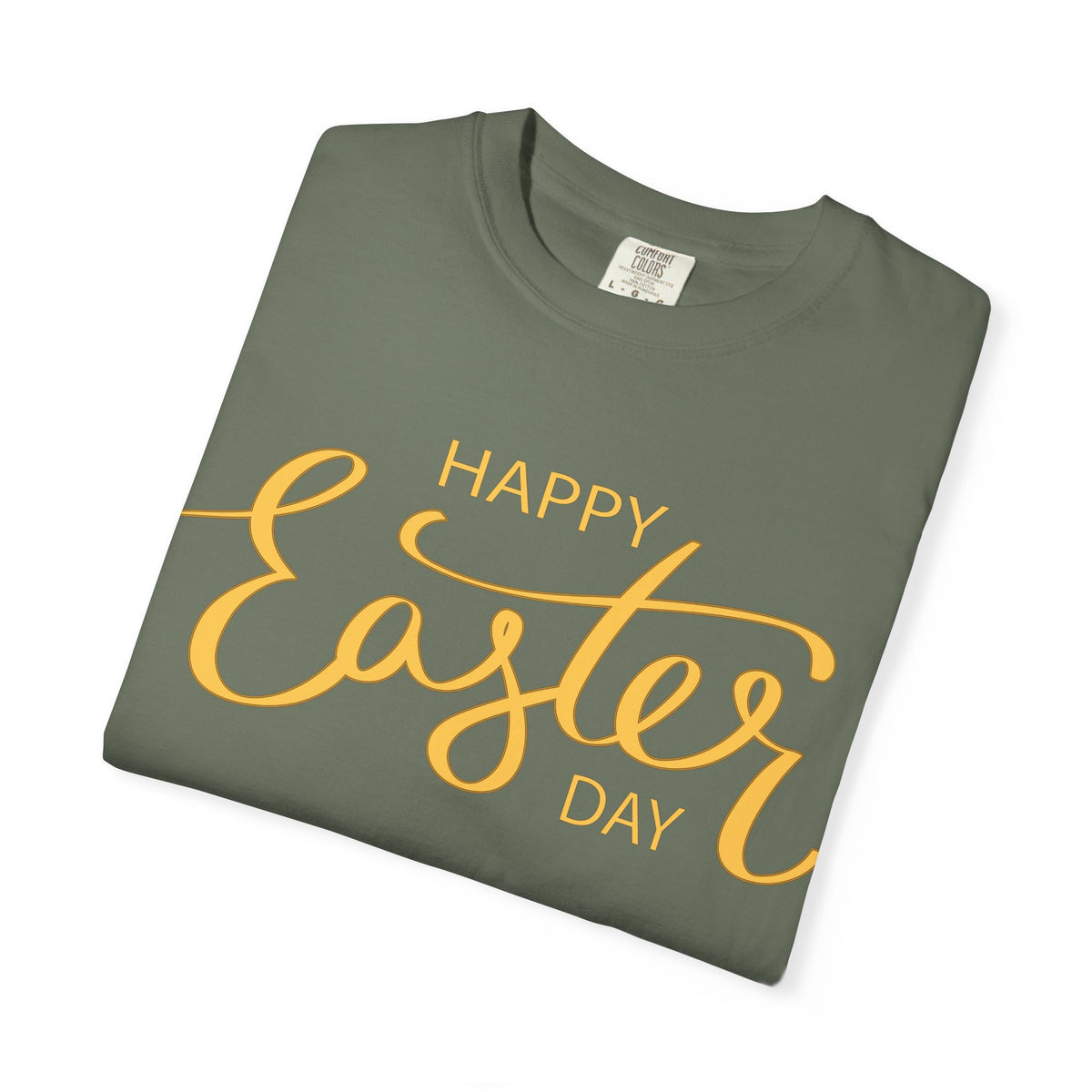Happy Easter Day T-Shirt, Tee Shirt with Easter Signature, T Shirt with Easter Prints, Tee Shirt with Easter Design