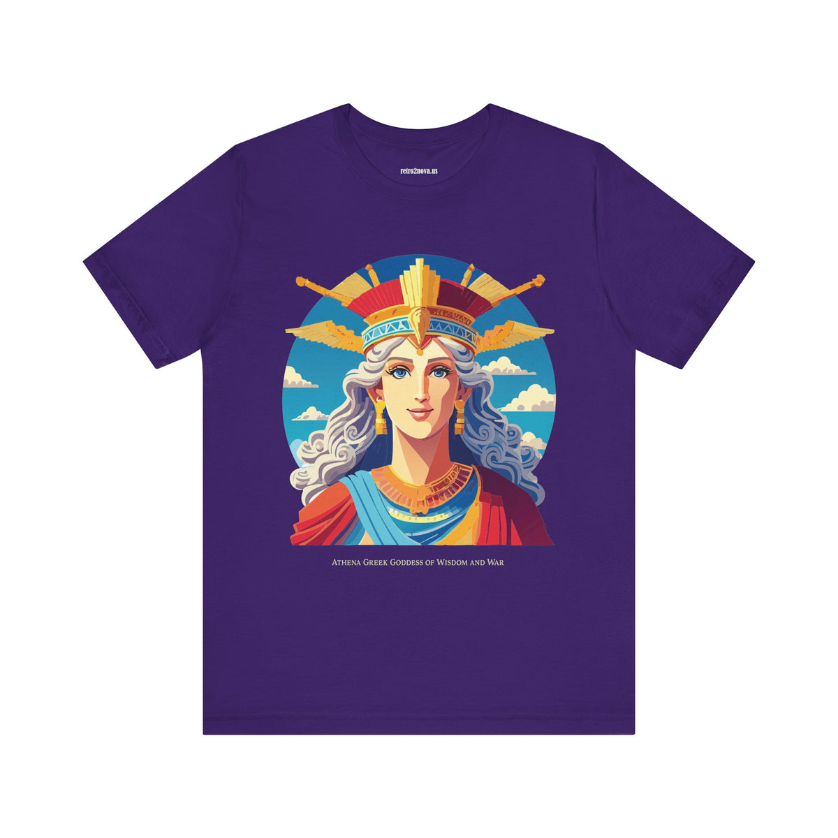 Goddess Graphic Unisex Cotton Bella+Canvas Tee with Athena