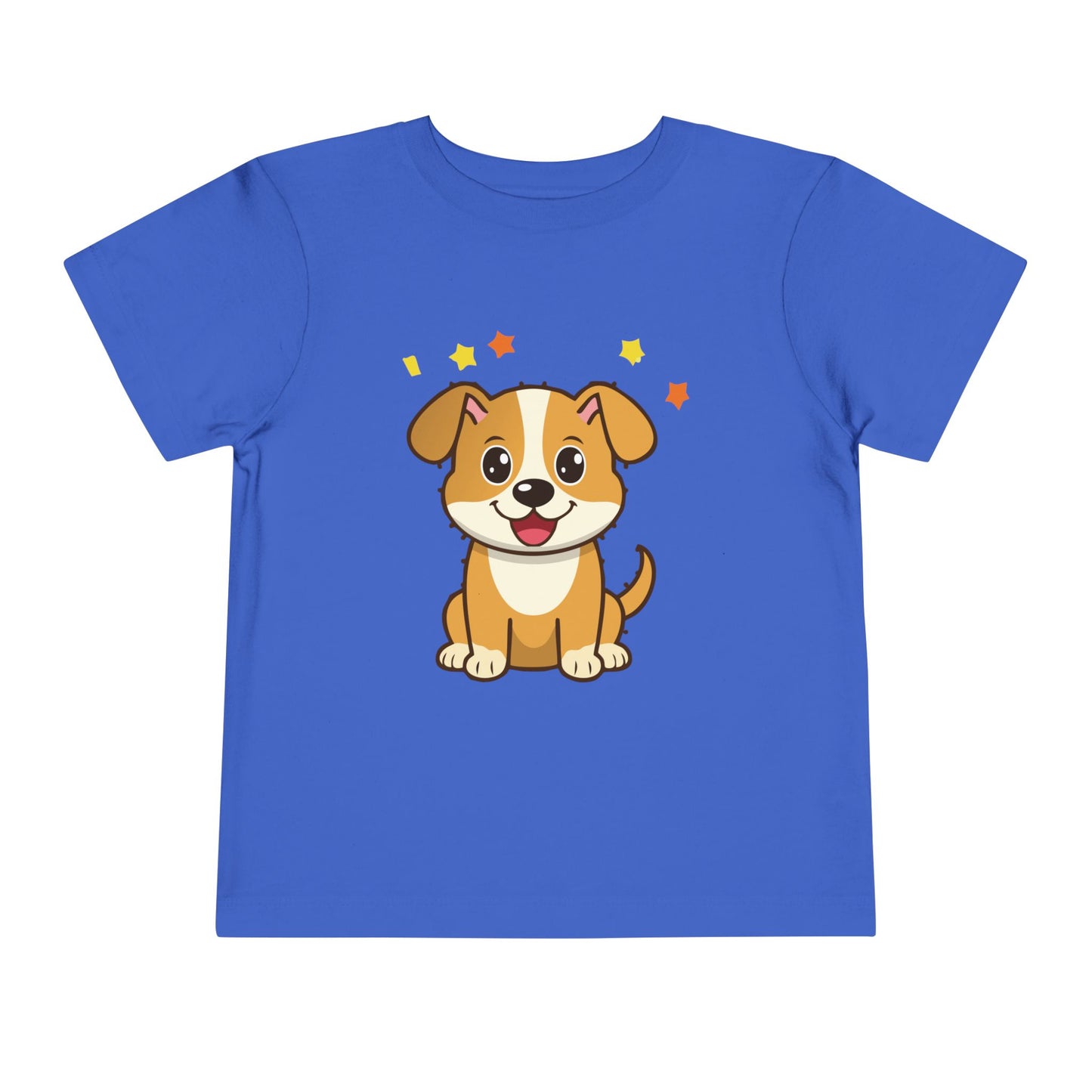 Bonita camiseta de manga corta para niños pequeños con diseño de cachorro: regalo adorable para amantes de las mascotas (2 a 5 años)