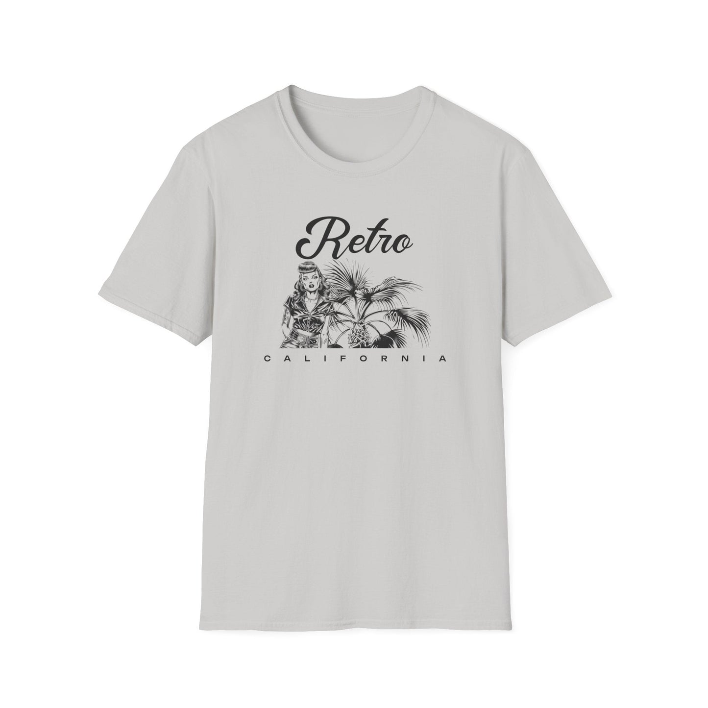 Retro California T-Shirt Unisex Cotton Vintage Palm Beach Graphic Tee