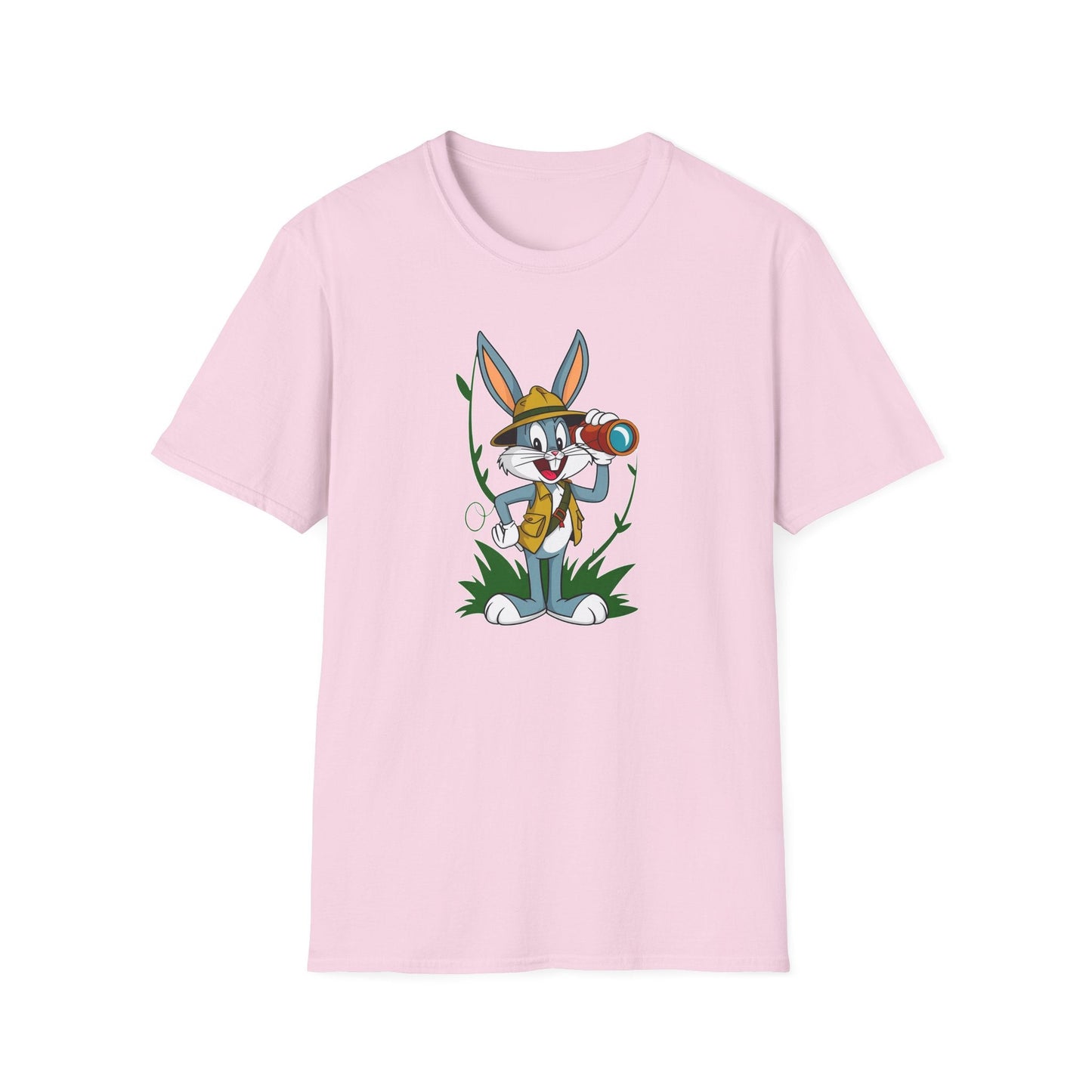Bugs Bunny T Shirt Unisex Softstyle Gildan 64000 Cartoon Animation Graphic Tee Design