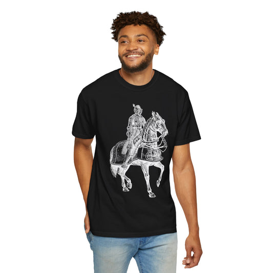 Unisex T-shirt with Knight in Armor