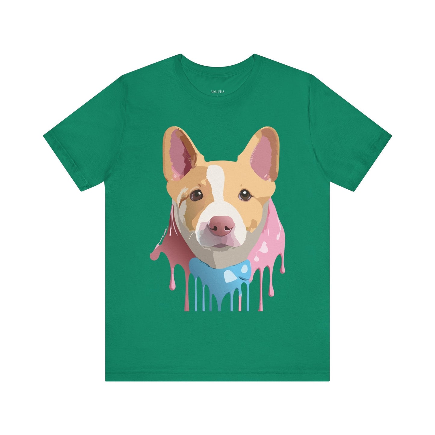 Adelpha Graphic Dog Shirt Unisex Vintage Inspired Tee Short Sleeve Comfort Wear Everyday