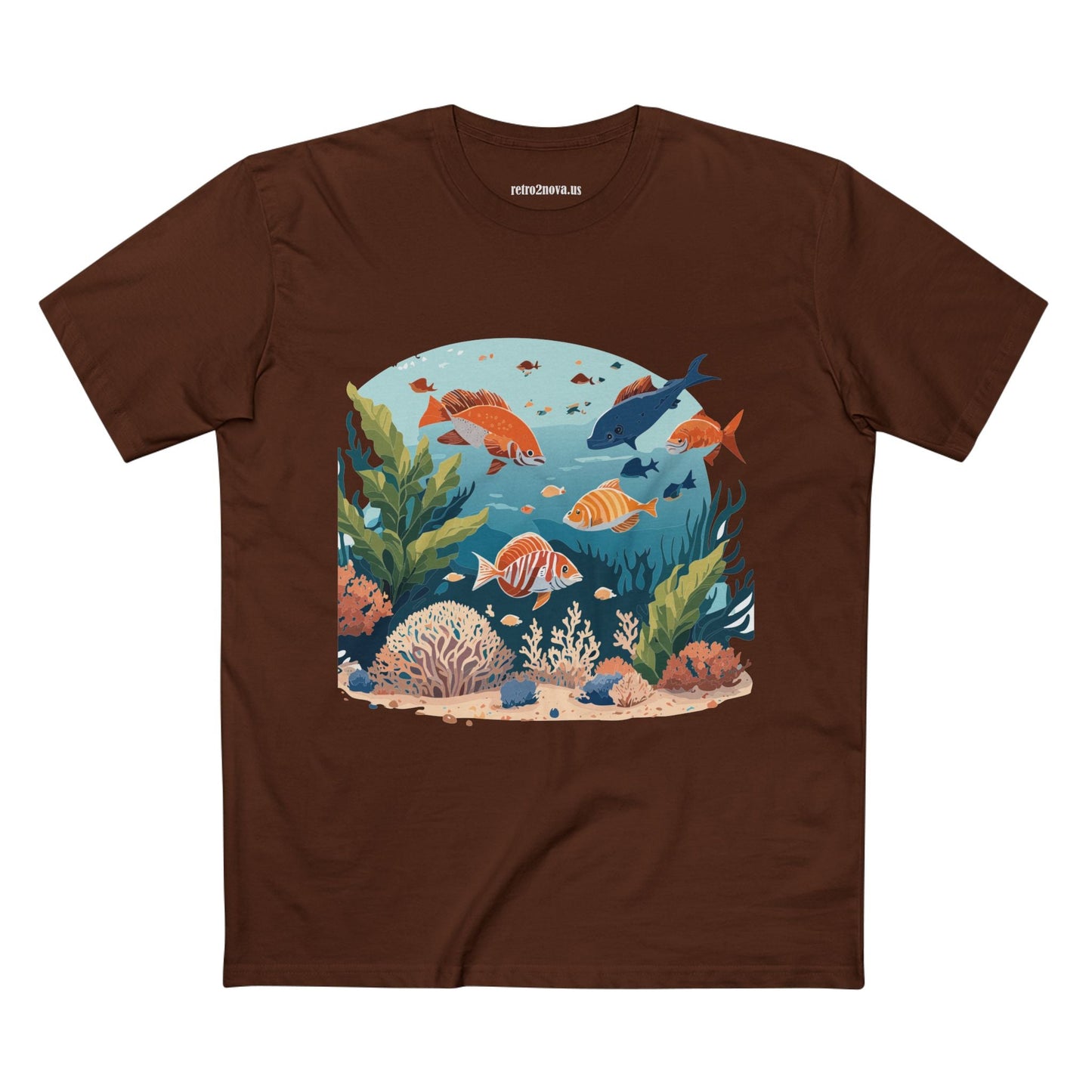 Ocean Pacific OP 4 Unisex Premium Cotton Tee With Original Art Design From Retro2Nova Art Collection