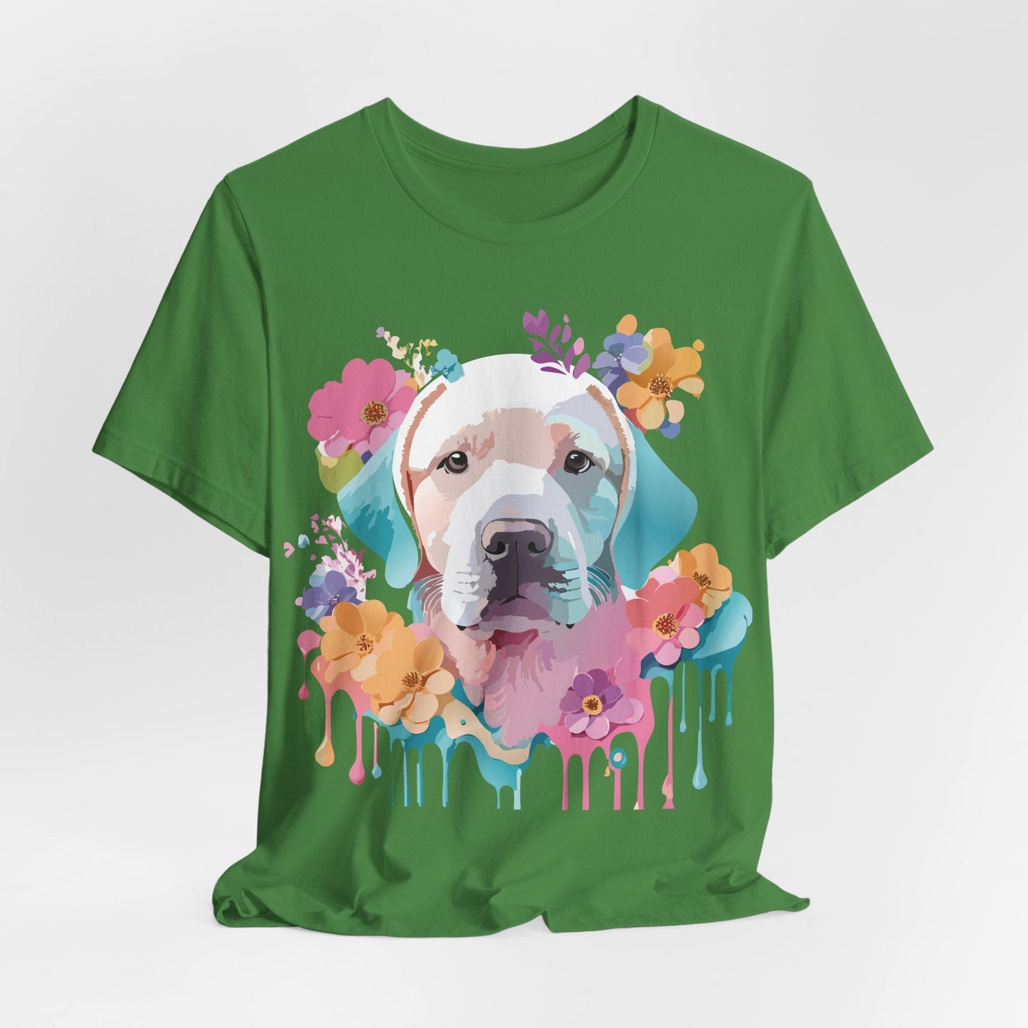 Dog Graphic Tee Unisex Vintage Inspired Art Design Adelpha Short Sleeve Jersey Shirt