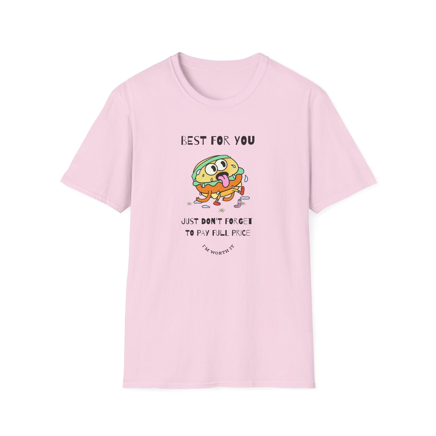 Funny Food T Shirts Unisex Softstyle Tee Gildan 64000 100 Percent Ring Spun Cotton Comfortable Graphic Tee