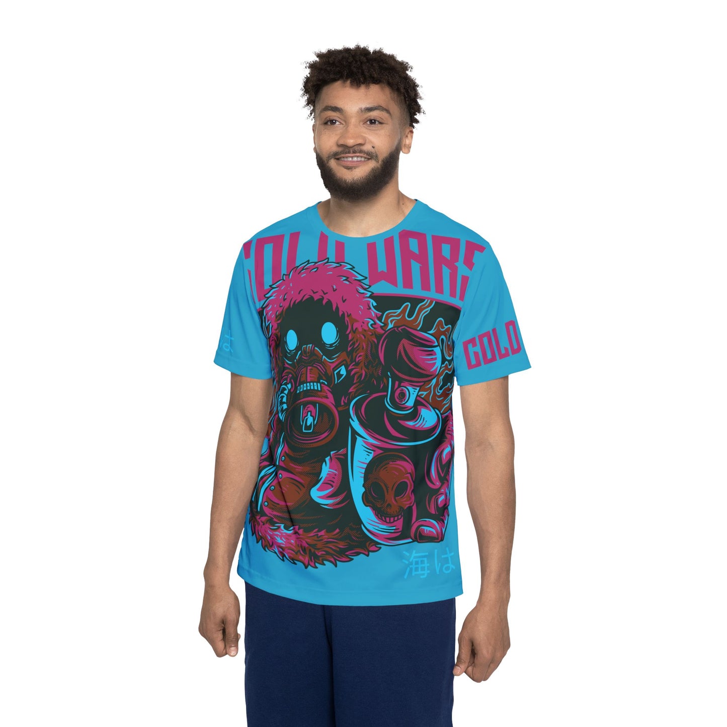 56-Be Fun Graphic T-Shirt, Art Design Poly Shirt, All Over Print Graphic Tee, Monsters T-Shirt, Cartoon Tees