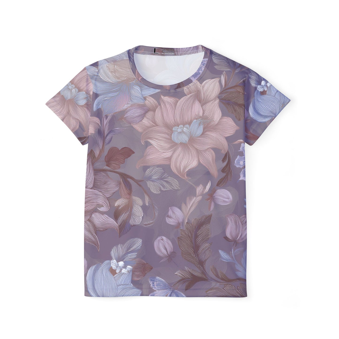 Women Poly Shirt with Floral Print F289