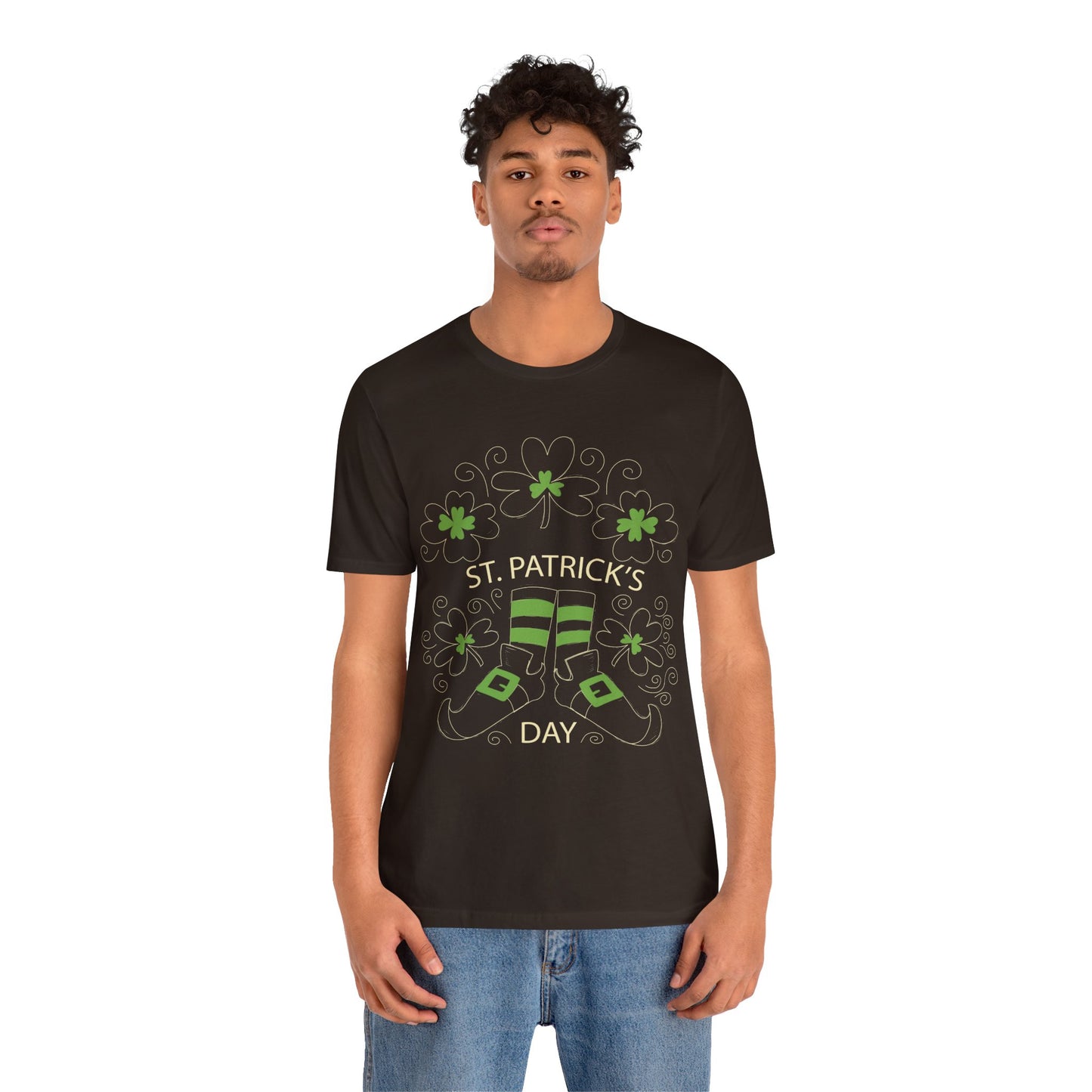 Unisex Cotton Tee Shirt with Lucky Prints