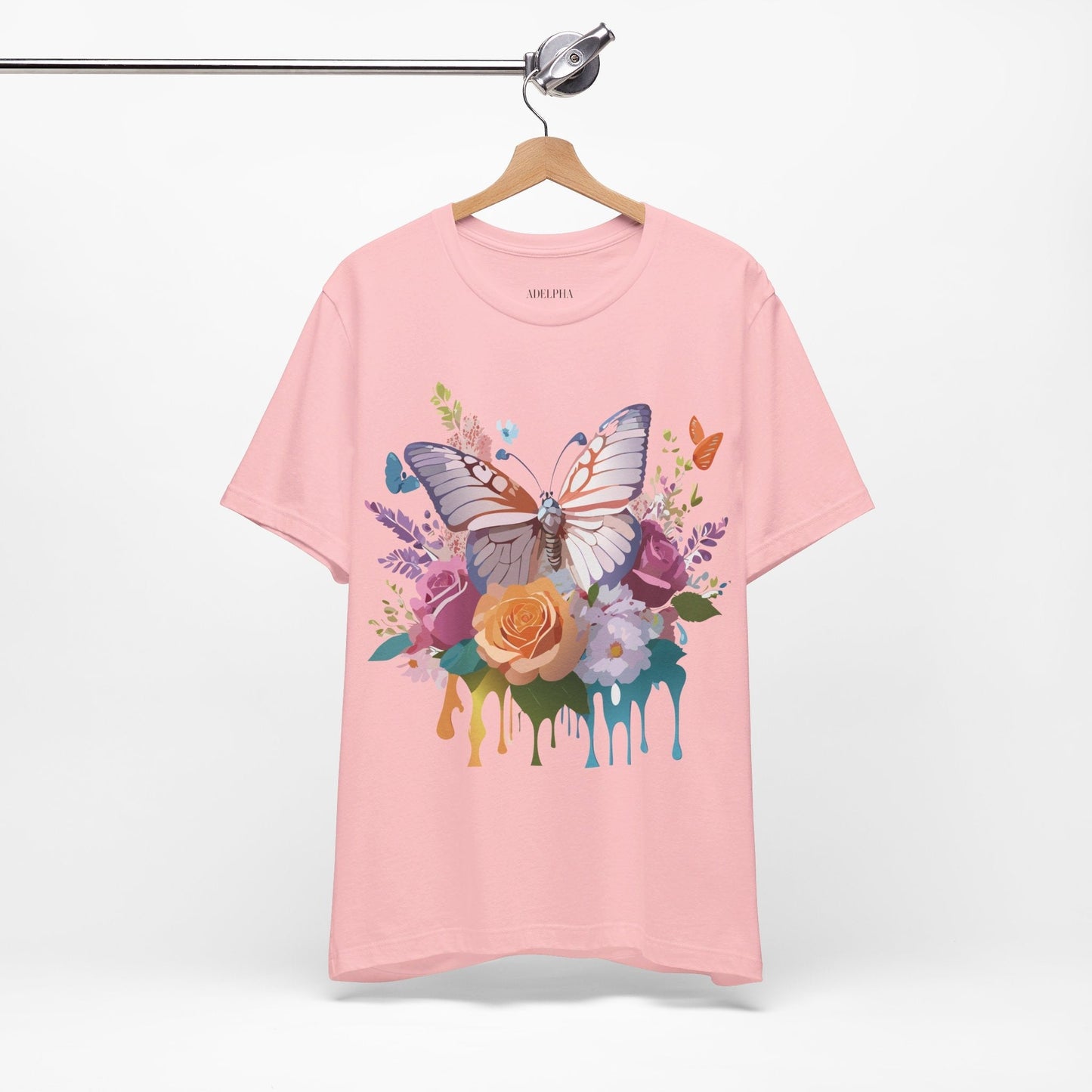 Butterfly Graphic Tee Unisex Jersey Short Sleeve By Adelpha Art Design
