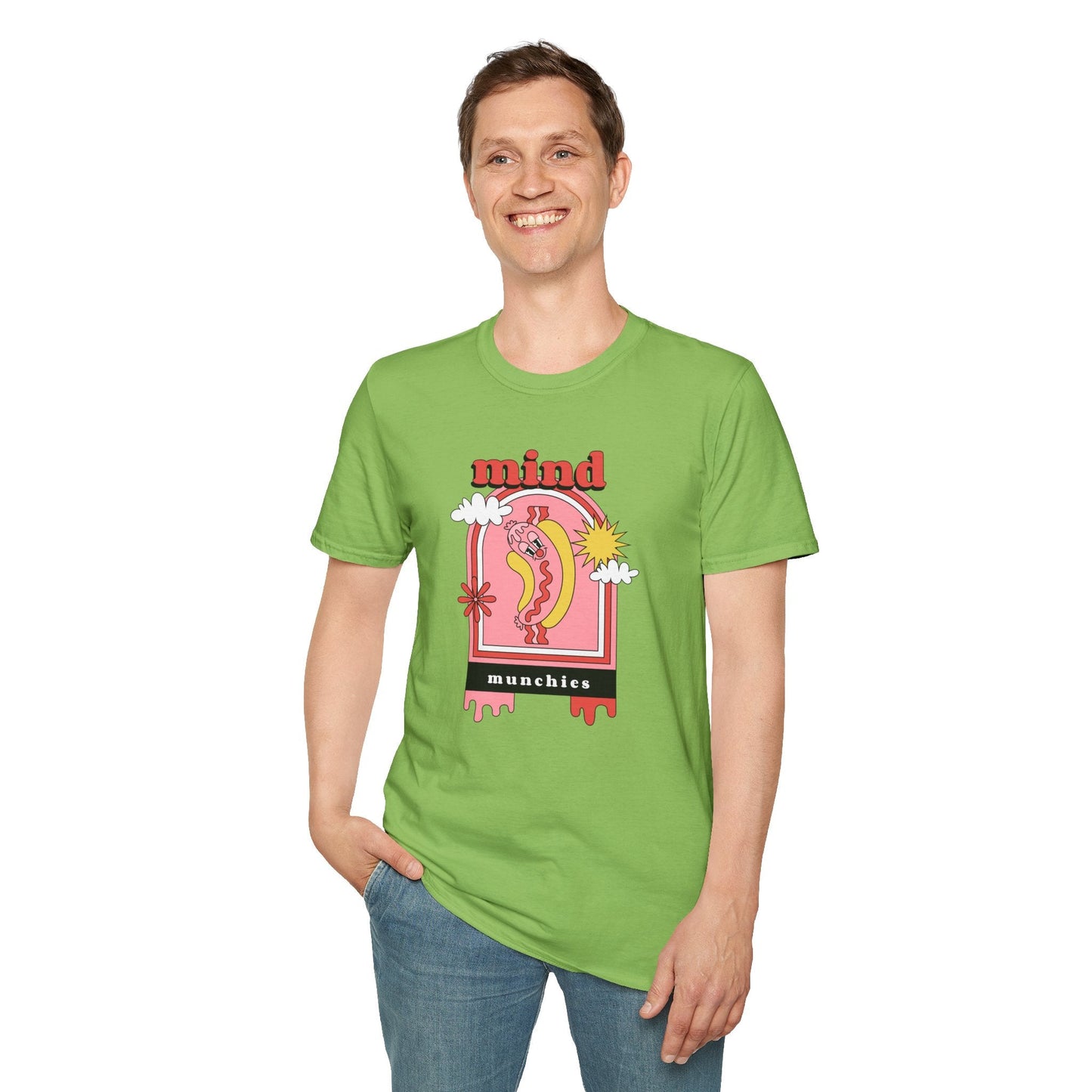 Funny Food T Shirt Unisex Softstyle Gildan 64000 100 Percent Ring Spun Cotton Lightweight Comfort
