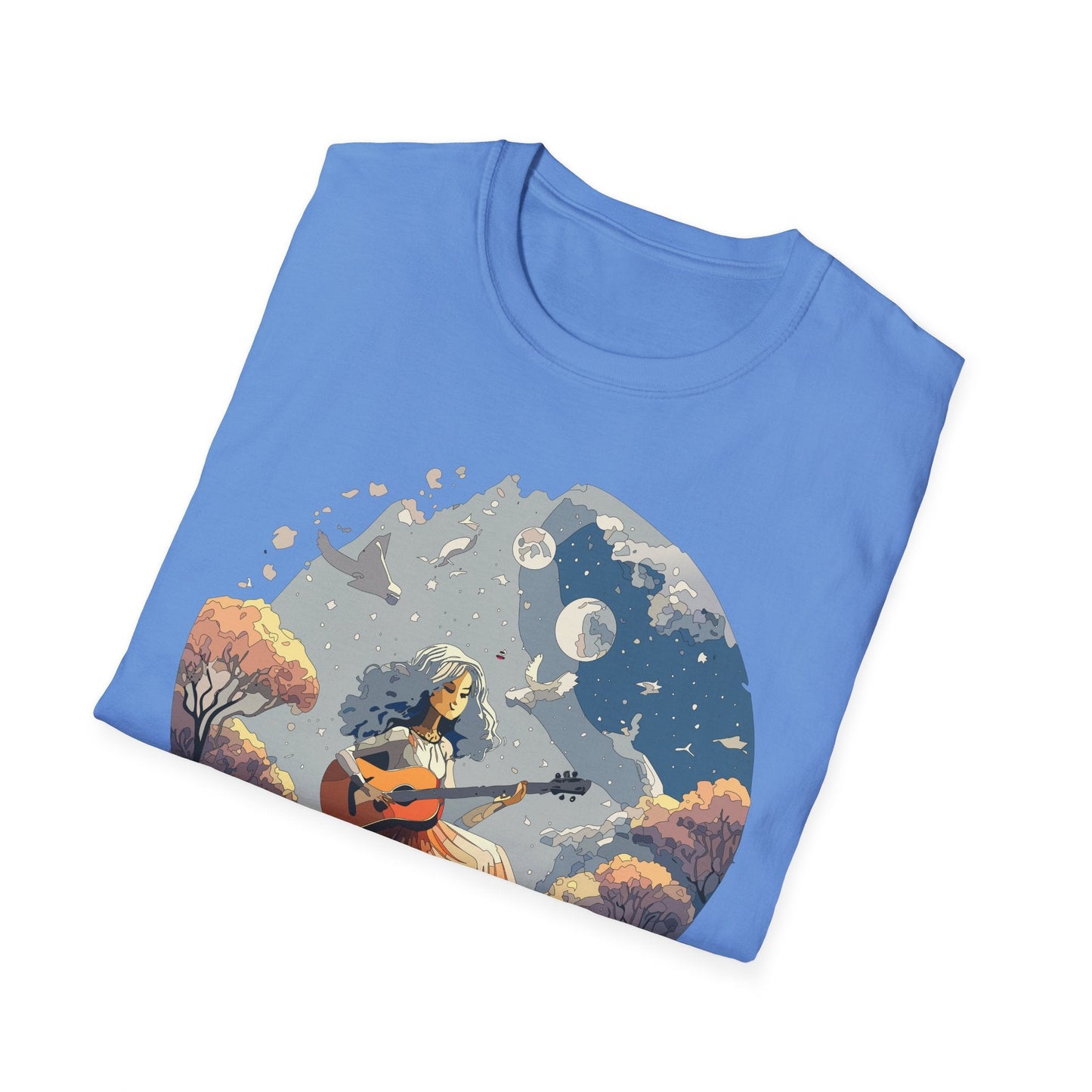 Womens Graphic T Shirt Art Design Tee Unisex Softstyle Cotton Shirt Everyday Comfort Durable Wear