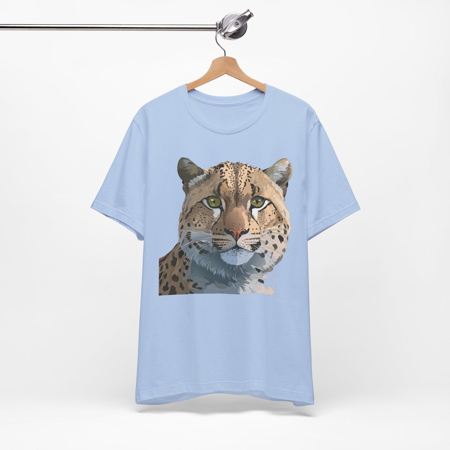 Unisex Animal Shirt With Animals Art Design Tee Short Sleeve Wildlife Print Tee Shirt