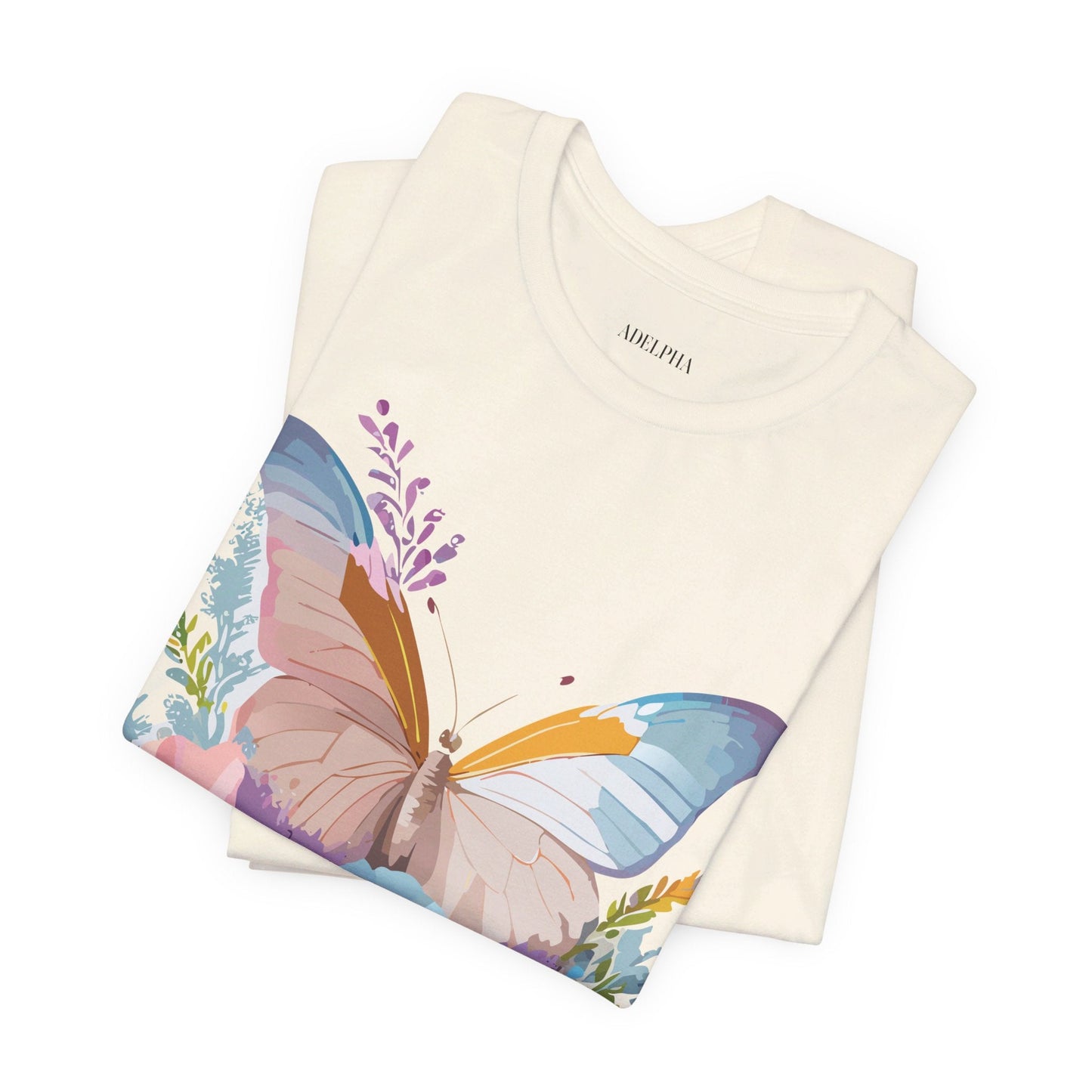 Butterfly Graphic Tee Unisex Short Sleeve Adelpha Artwork Vintage Inspired