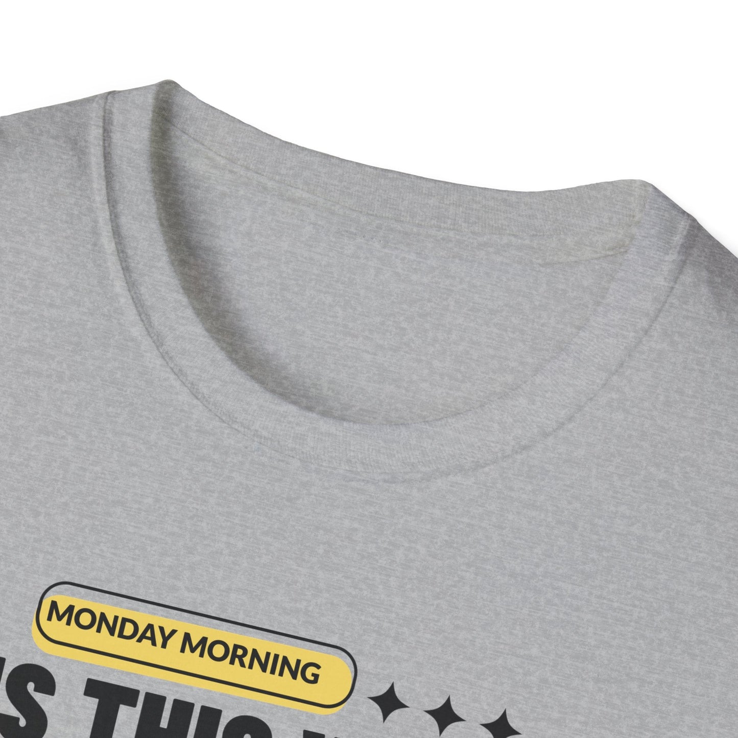 Alien at Desk TShirt  Is This What You Call Life- Funny Sarcastic Graphic Tee