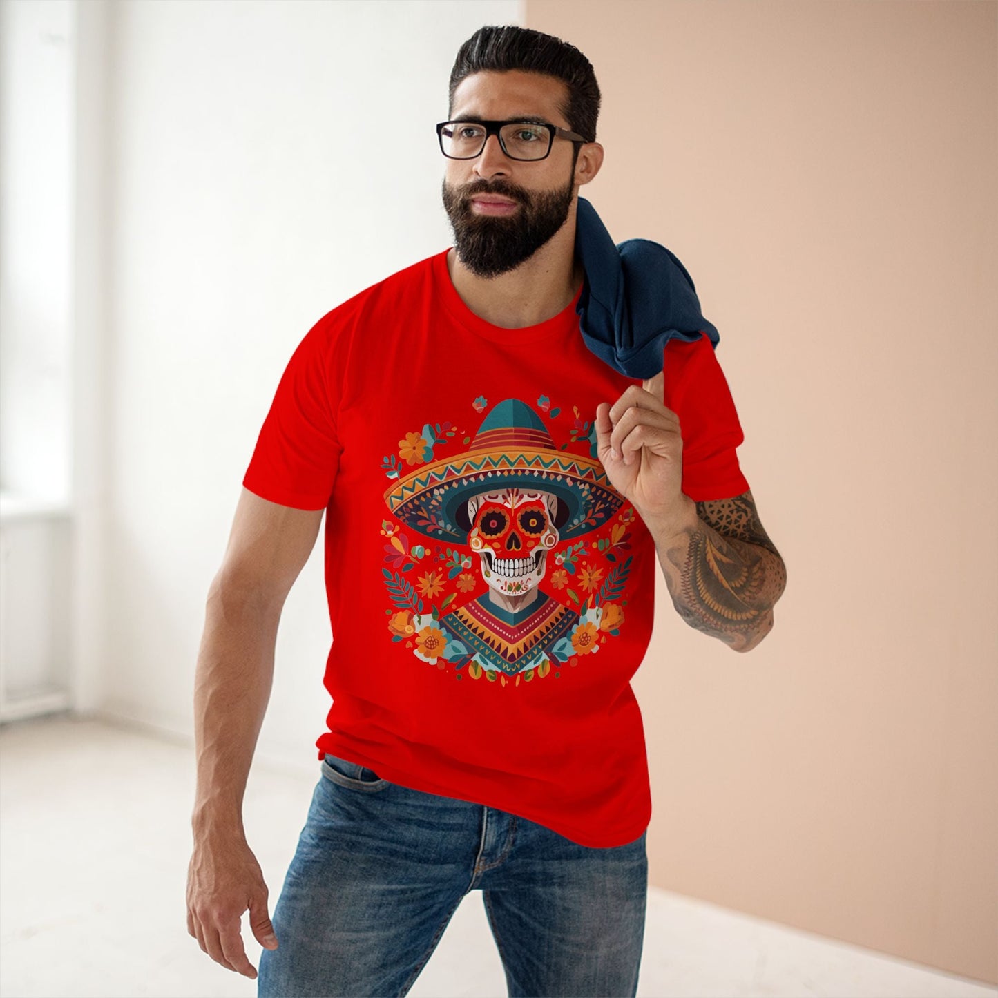 Skull Shirt Skeleton Tee Unisex Premium Cotton Art Design SS 40 Retro2Nova Collection