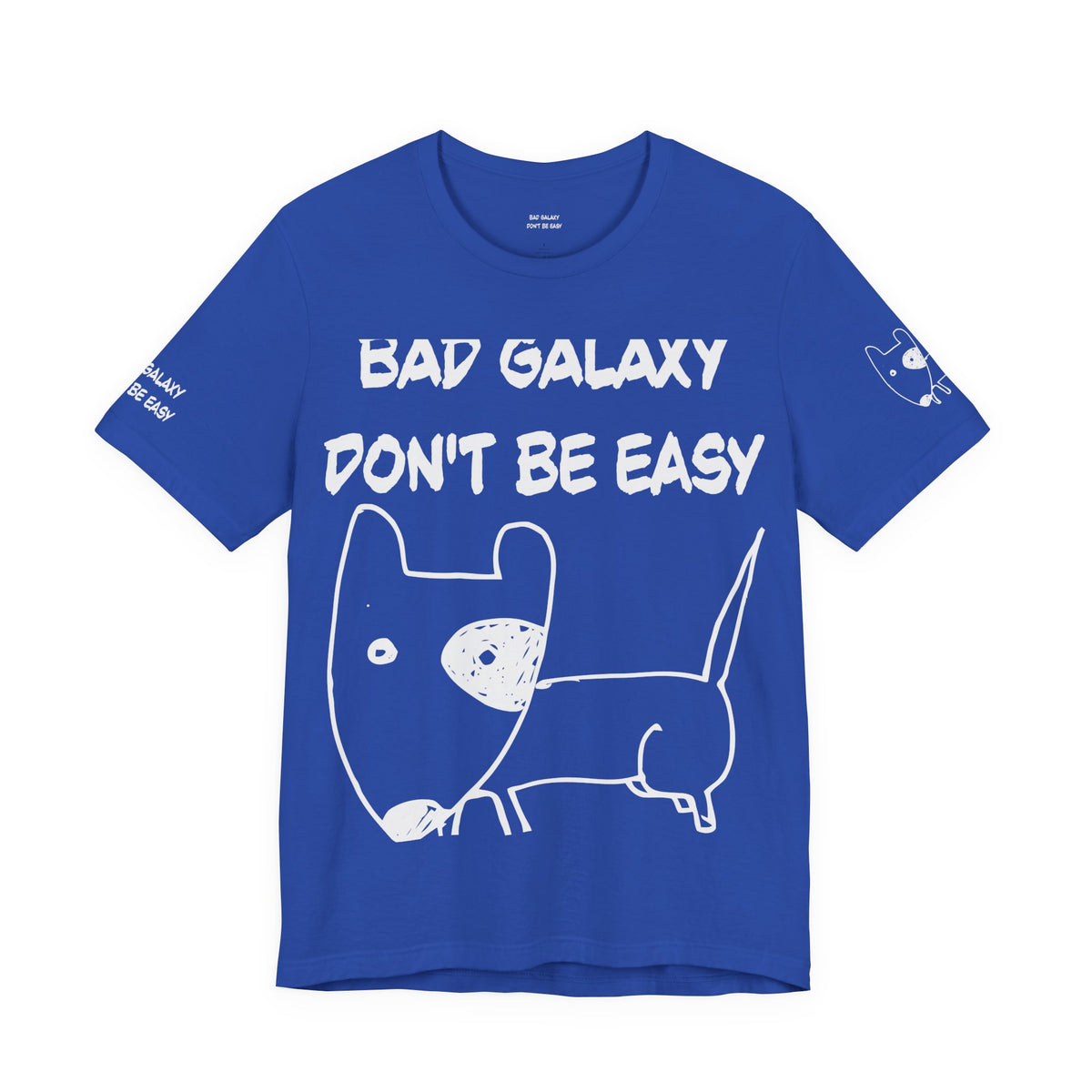 Funny Dog Graphic Unisex Cotton Bella+Canvas Tee with Art Design b91