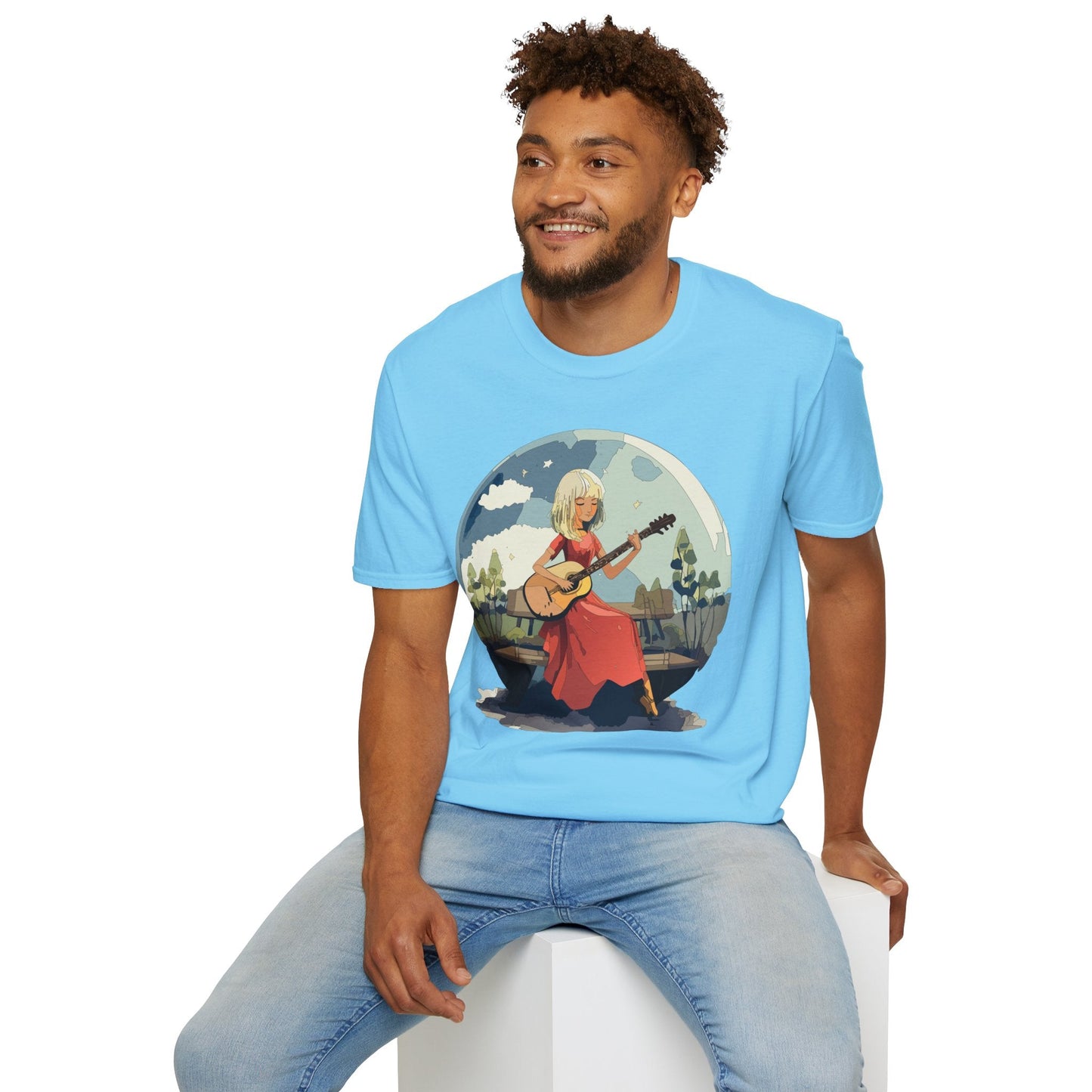 Womens Graphic T Shirts Art Design Shirt Unisex Softstyle Cotton Tee Quality Comfort Everyday Style