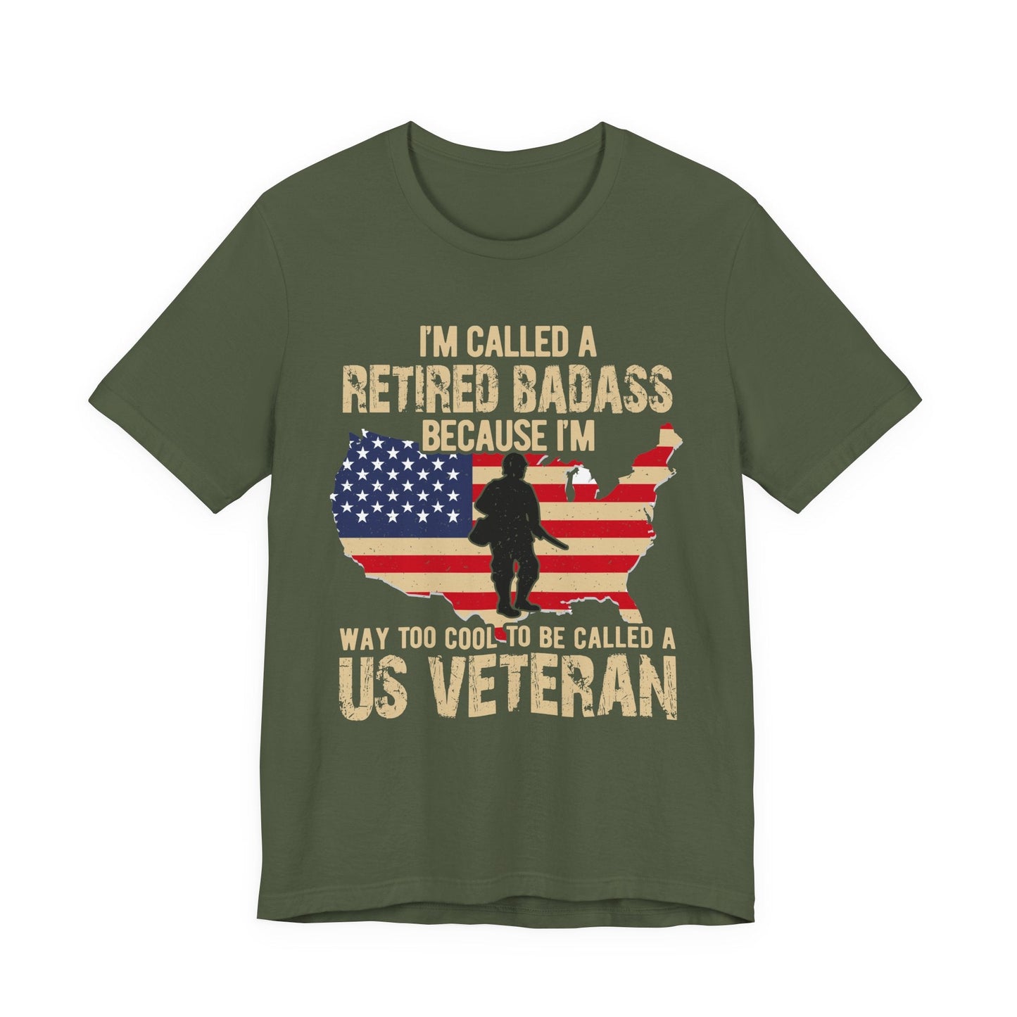 Army Veteran Patriotic Graphic Design Unisex Cotton T-Shirt v22