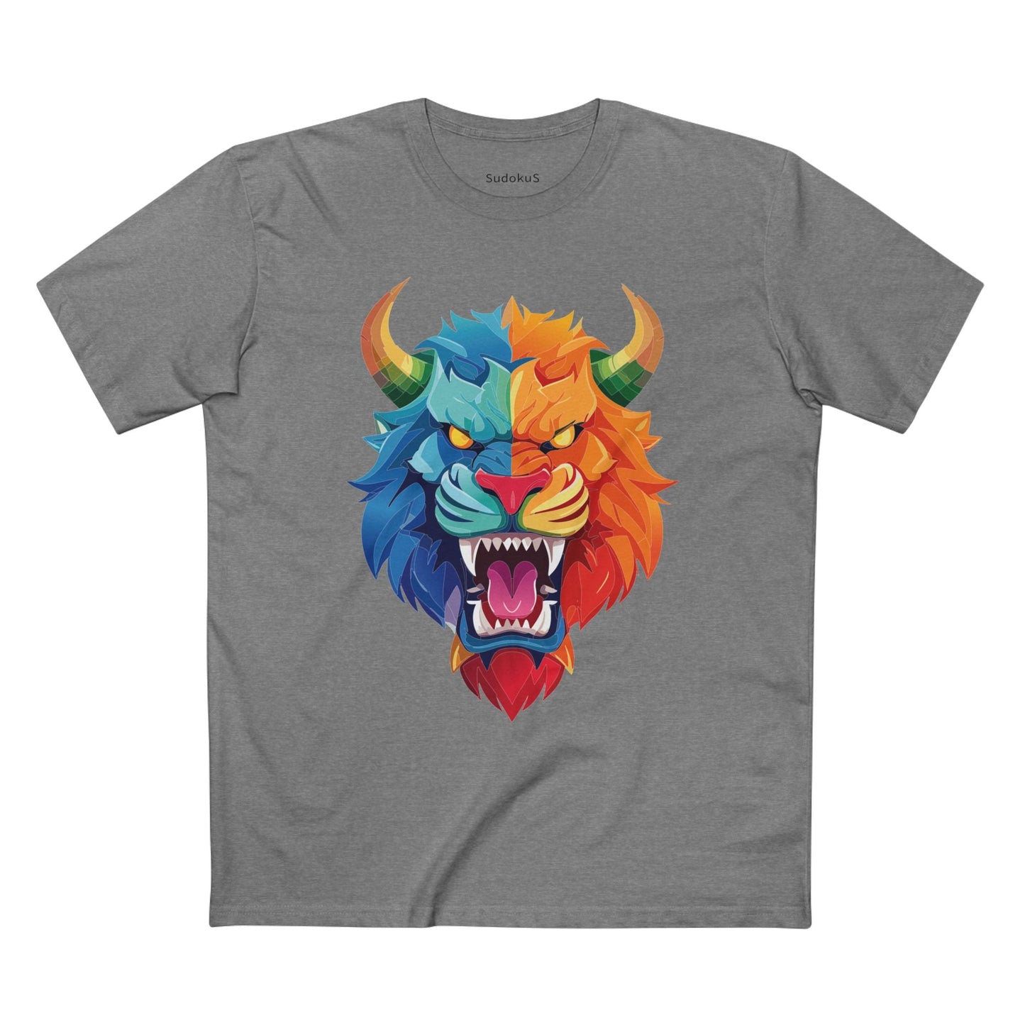 Cartoon Monsters Graphic Unisex 100 Cotton Staple Tee 17