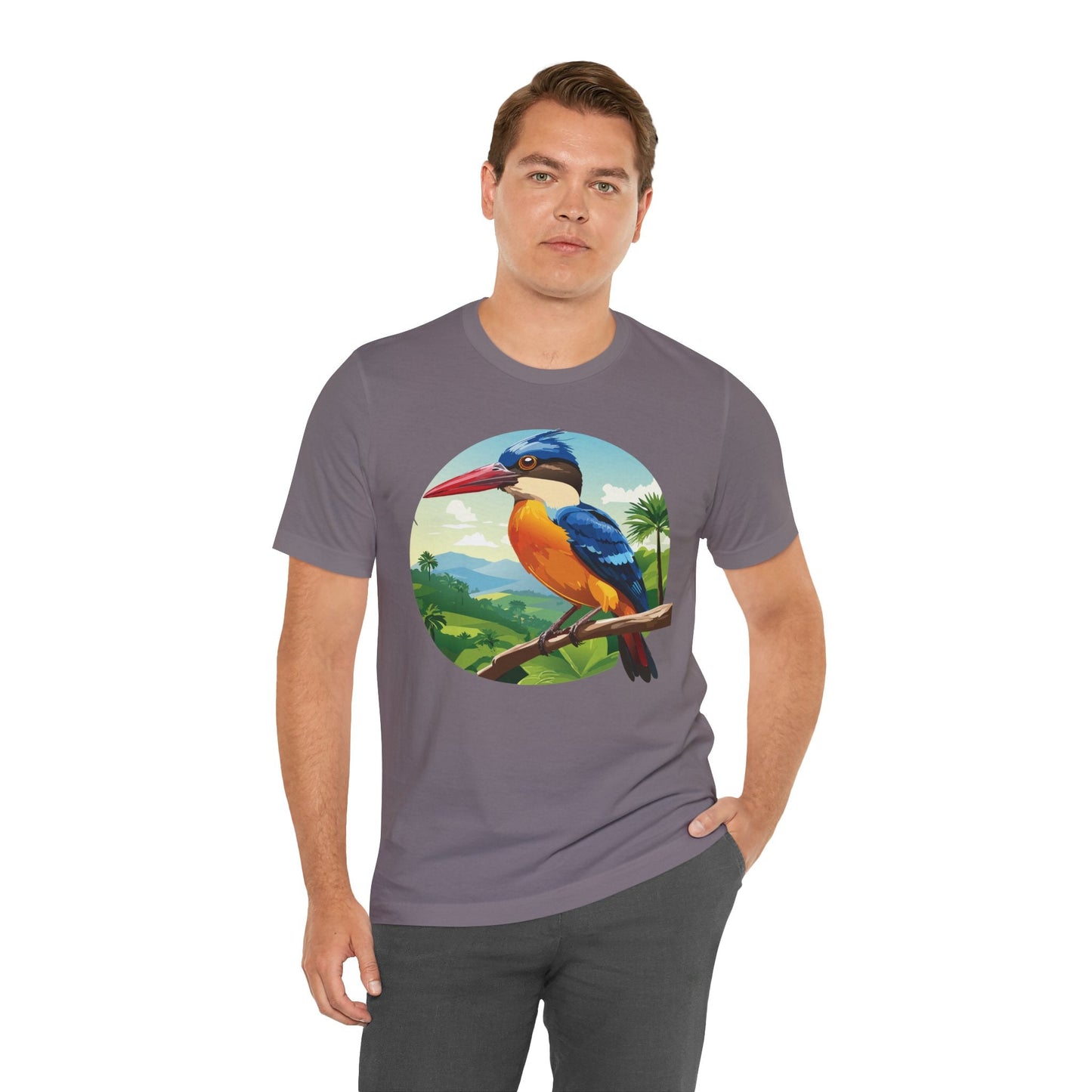 Unisex Animal Shirt With Art Design Featuring Wild Animals Jersey Short Sleeve Tee