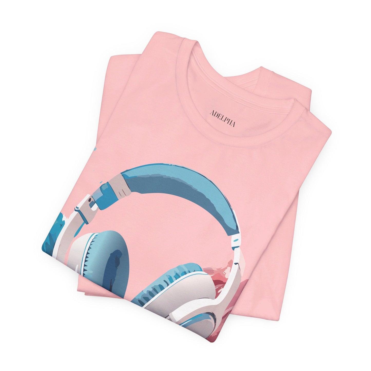 Music Graphic Unisex 100 Cotton Vintage Art with Musical Elements Tee 92