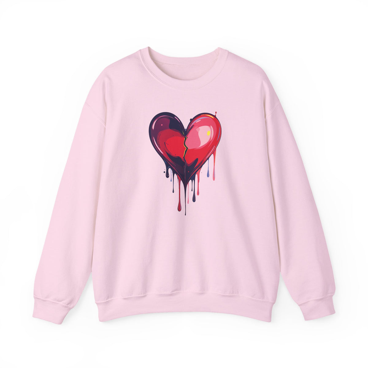 Big Red Heart Sweatshirt, Love Sweatshirt, Valentine's Day Sweatshirt, Heart Sweatshirt 118