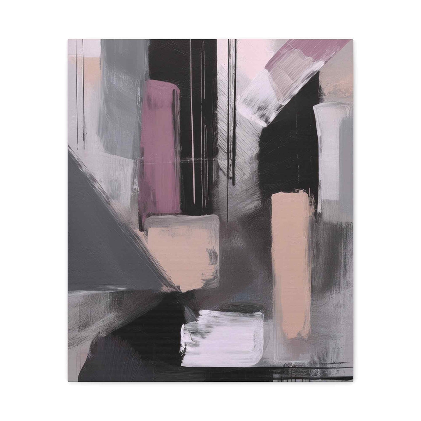 Abstract Geometric Painting Print Canvas 20x24,20x30,24x30 24x32,24x36,30x40 32x48,36x48,40x60 Pine-Wood Inner Frame ABS-47