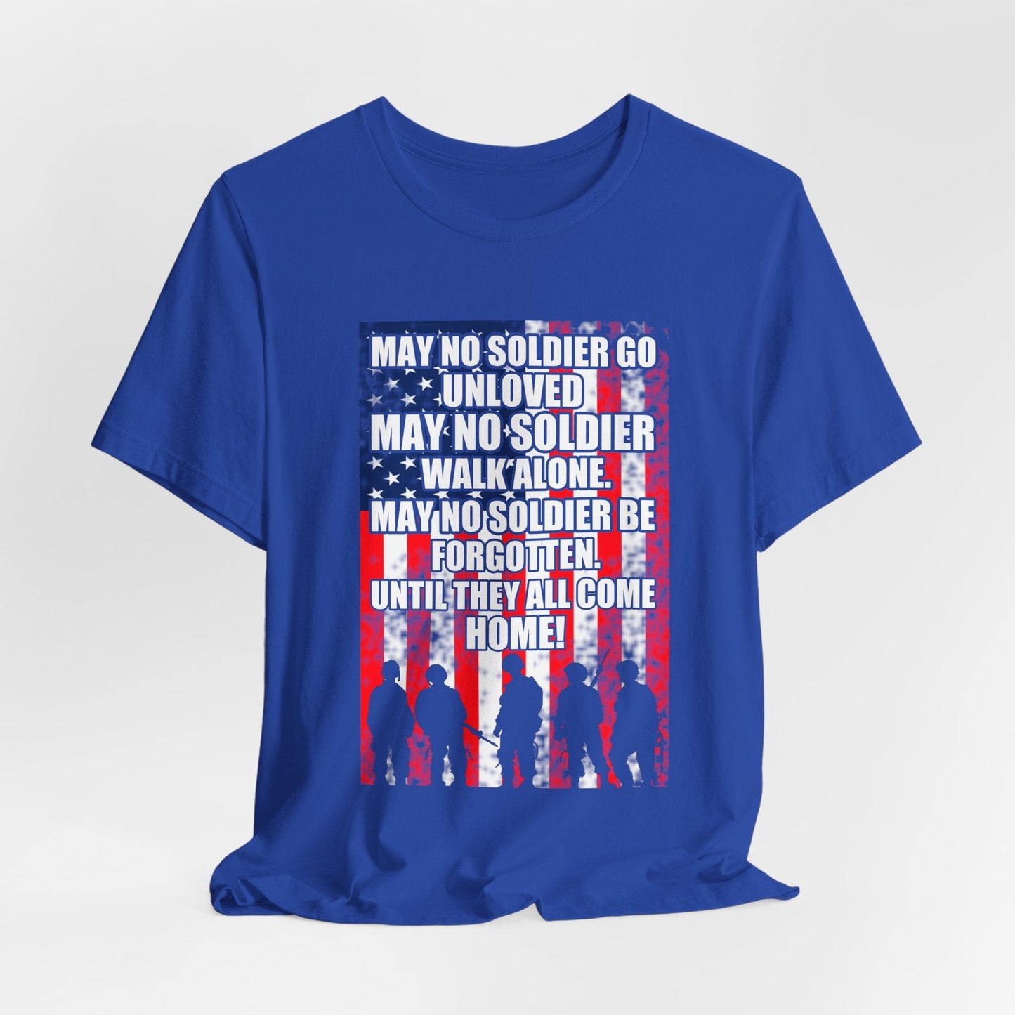 Army Veteran Patriotic Graphic Design Unisex Cotton T-Shirt v49