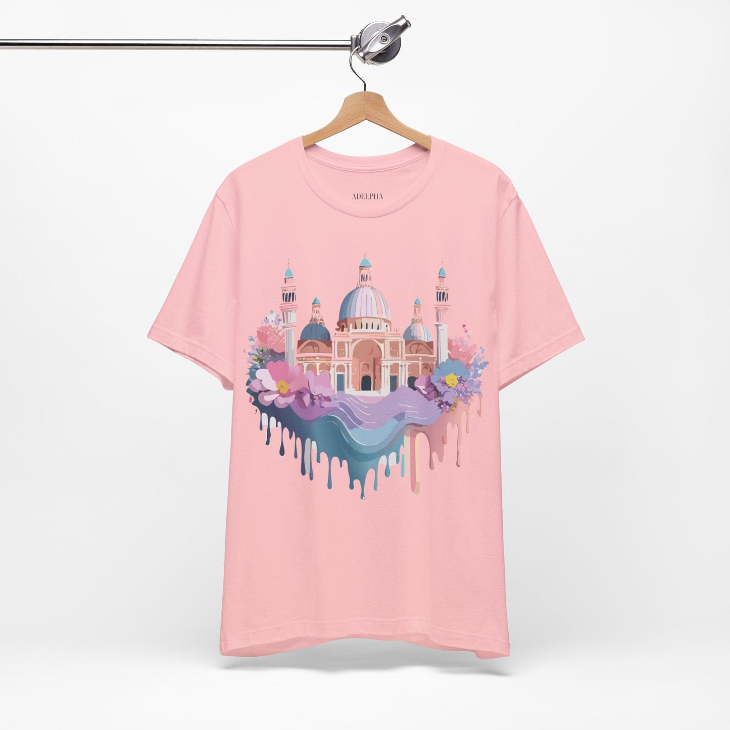 Venice Tourist Graphic Tee Unisex Jersey Short Sleeve Art By Vintage Style