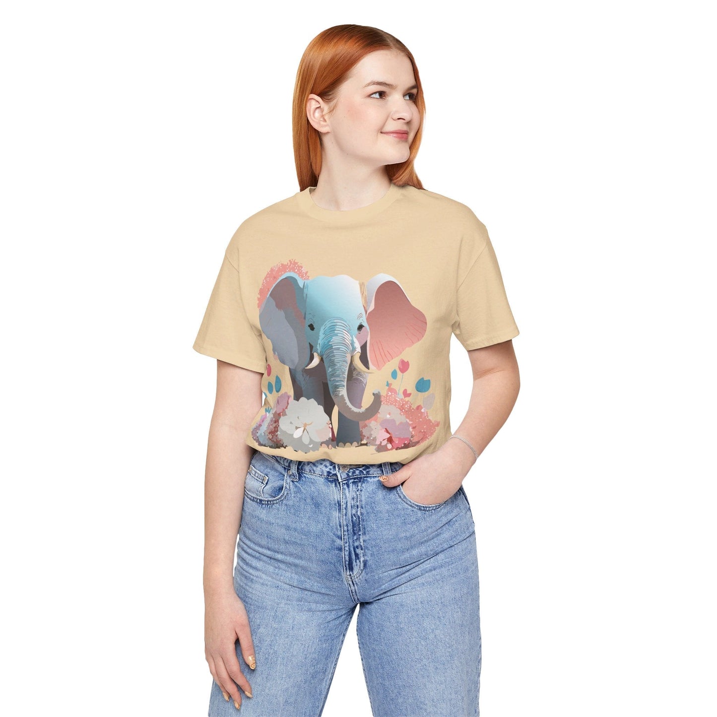 Elephant Graphic T Shirt By Adelpha Unisex Jersey Short Sleeve Artwork Tee Vintage Inspired