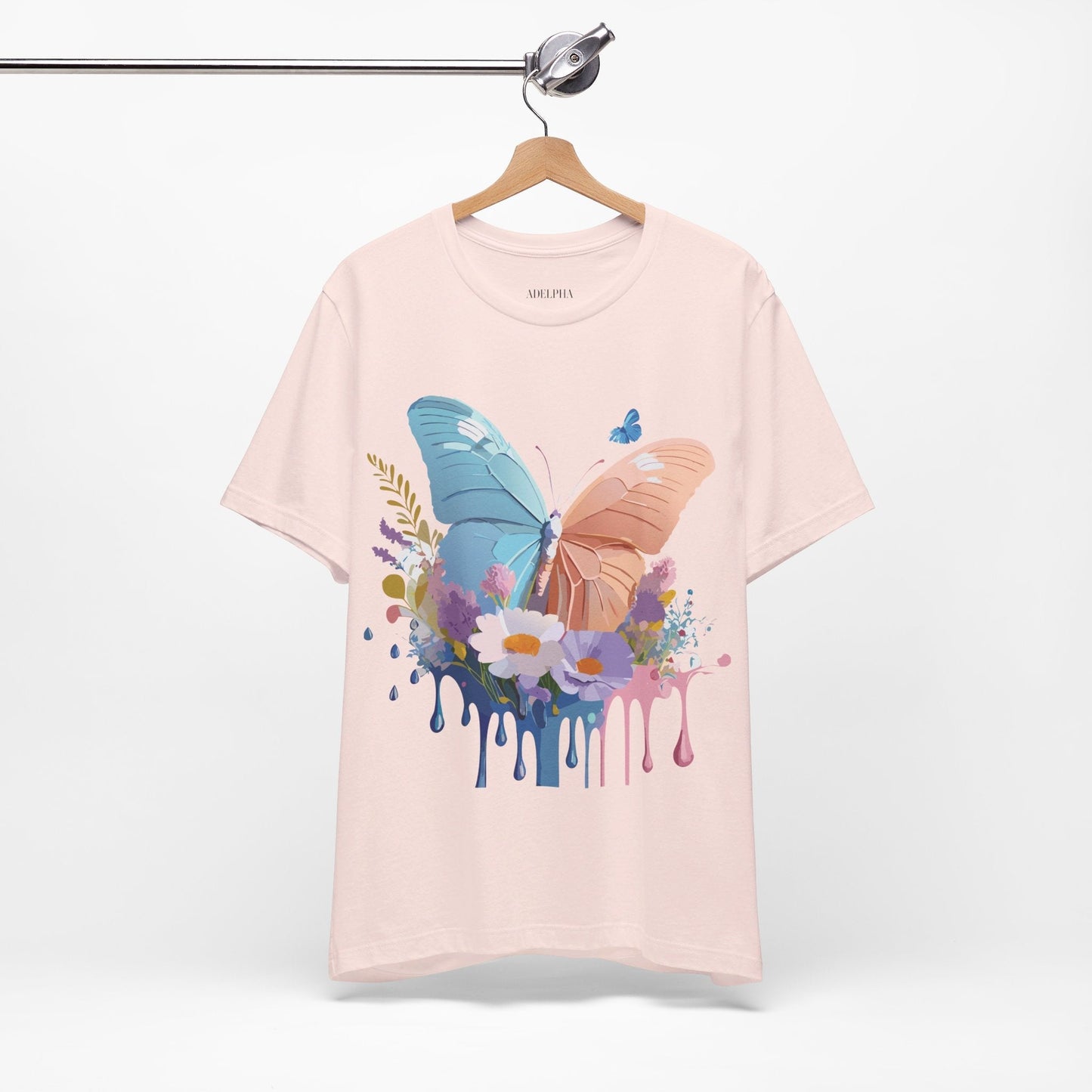 Butterfly Graphic Tee By Adelpha Unisex Vintage Inspired Art Shirt