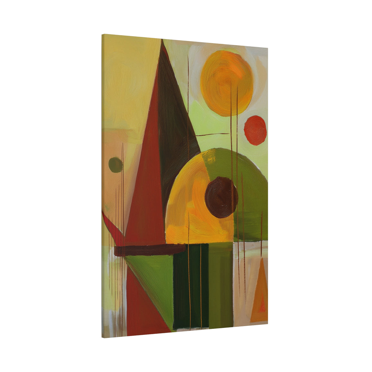 Abstract Geometric Painting Print Canvas 20x24,20x30,24x30 24x32,24x36,30x40 32x48,36x48,40x60 Pine-Wood Inner Frame ABS-60
