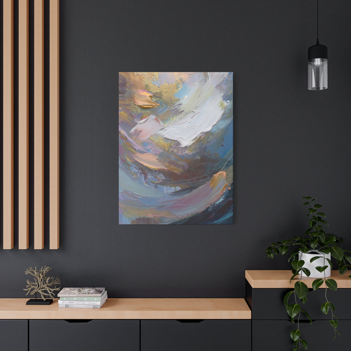 Abstract Oil Painting Print Canvas 20x24,20x30,24x30 24x32,24x36,30x40 32x48,36x48,40x60 Pine-Wood Inner Frame ABS-85