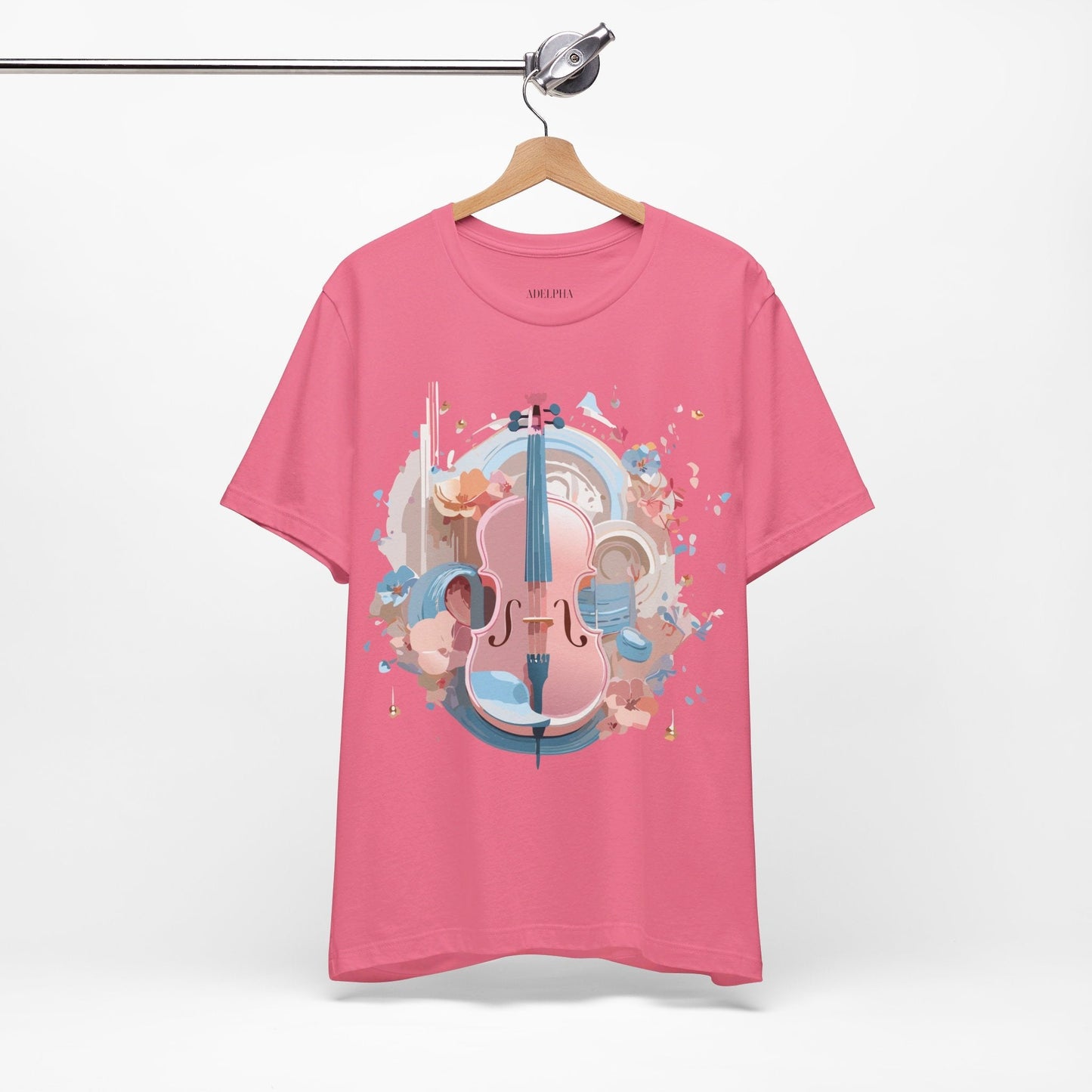 Music Graphic Tee Unisex Jersey Short Sleeve By Adelpha Vintage Inspired Artwork